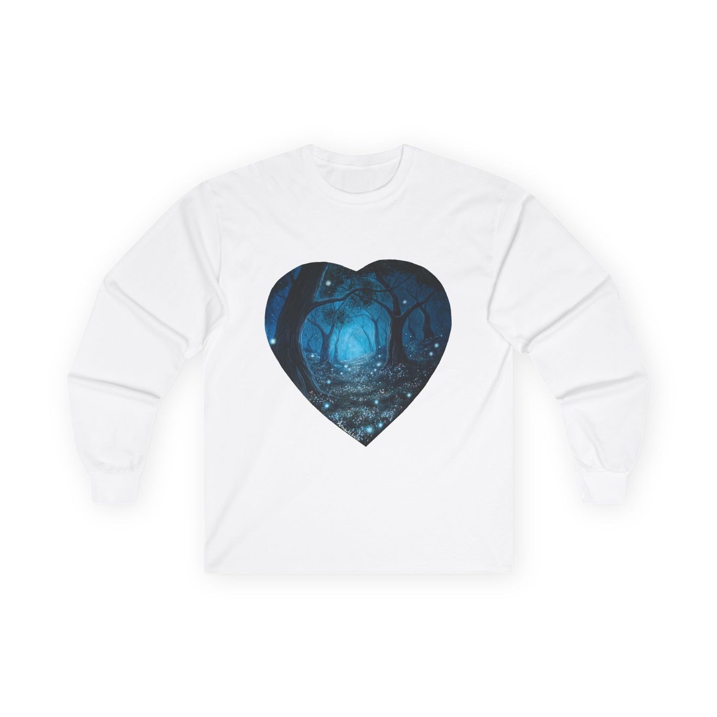 "Whispering Forest" Cotton Long Sleeve Tees S-5XL