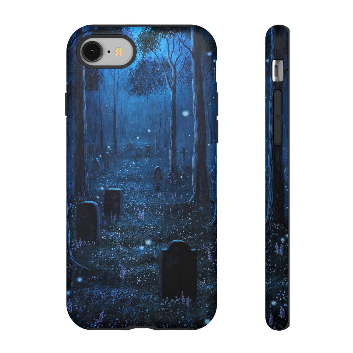 Twilight Cemetery Tough Phone Cases For IPhones 18 Pro through 8