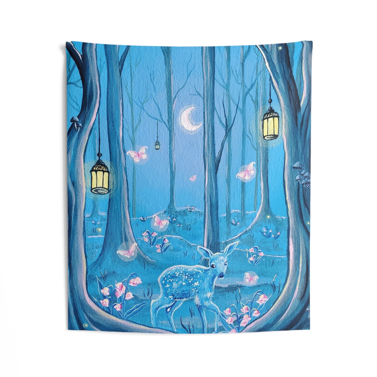 Deer Fairy Forest Wall Tapestries