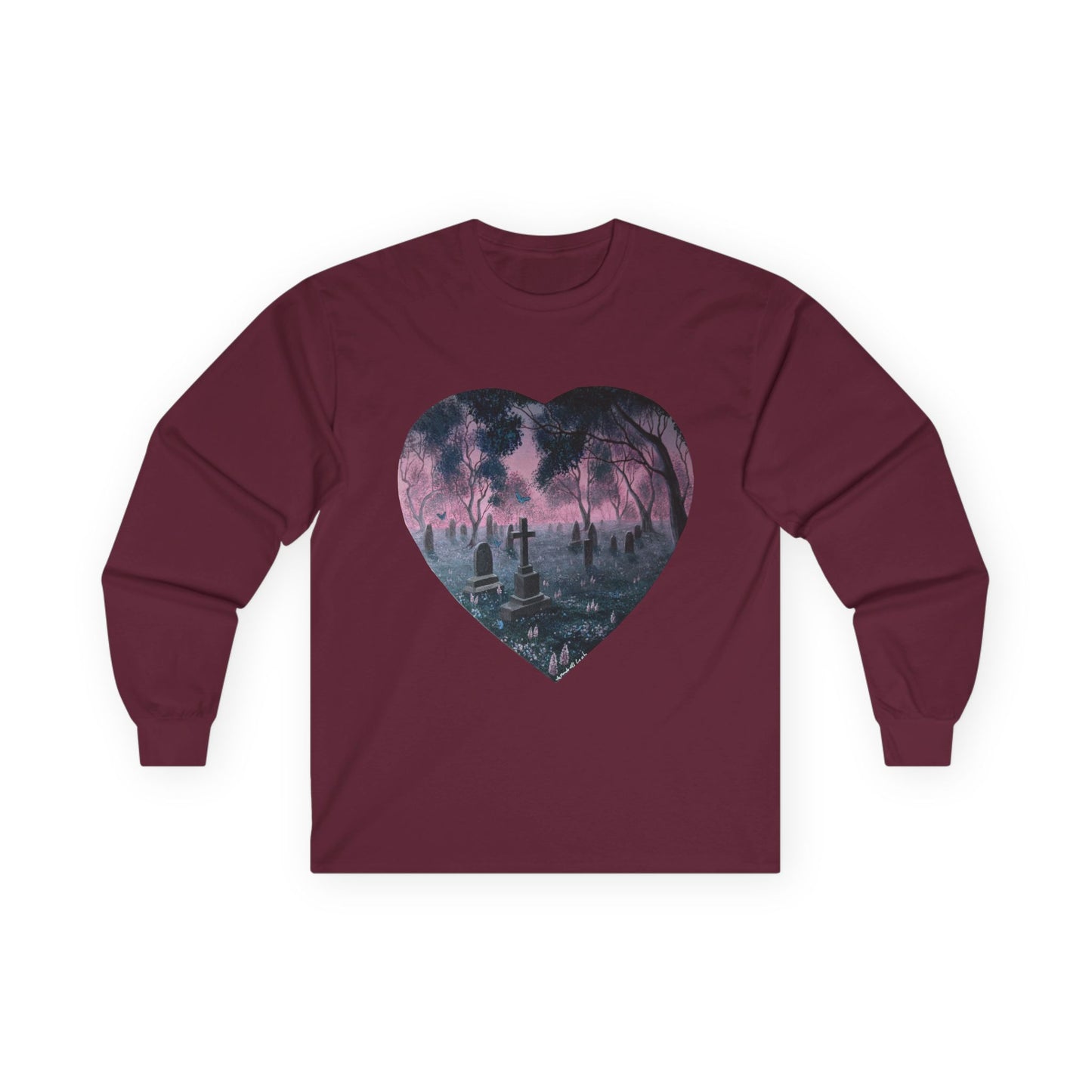 "Rosewood Cemetery" Cotton Long Sleeve Tees S-5XL
