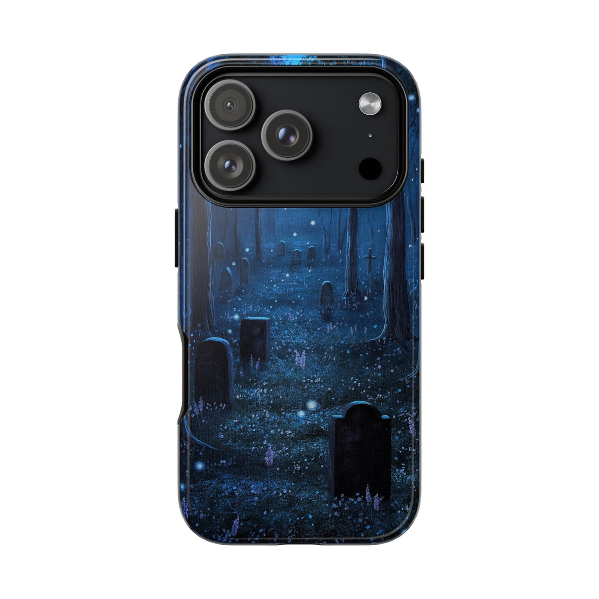 Twilight Cemetery Tough Phone Cases For IPhones 18 Pro through 8