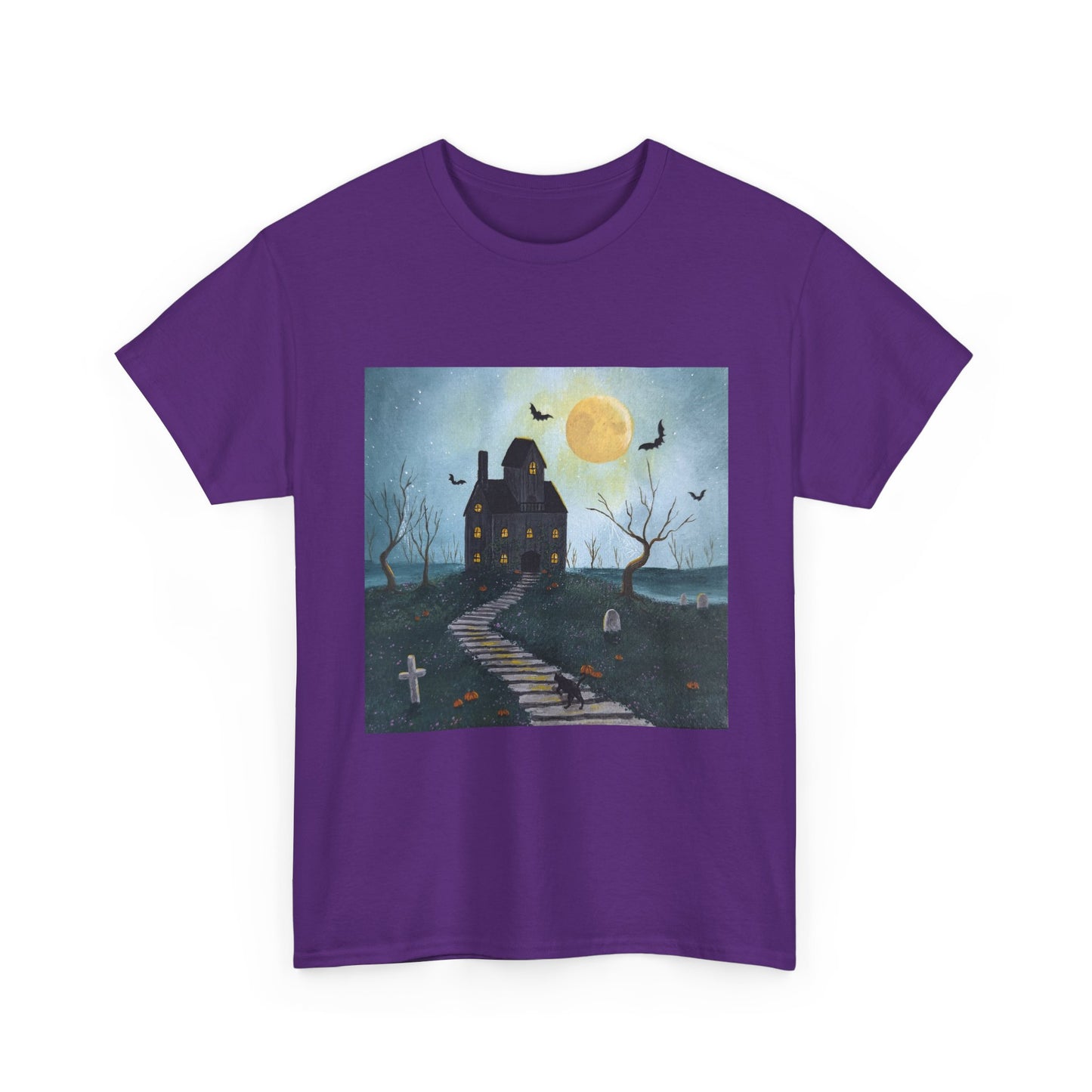 "Haunted House" Unisex Cotton Tees S-5XL