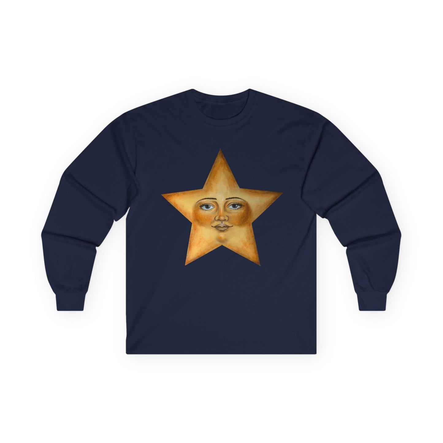 "The Star" Unisex 100% Cotton Long Sleeve Tees S-5XL