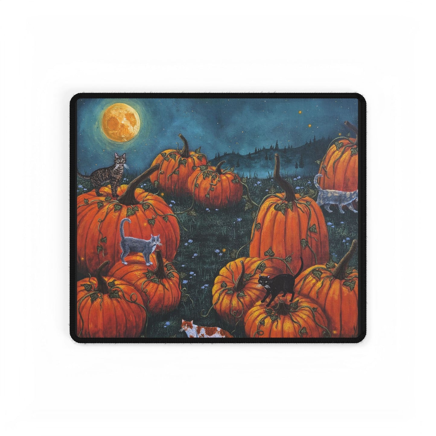 Pumpkin Kitties Computer Mouse Pads