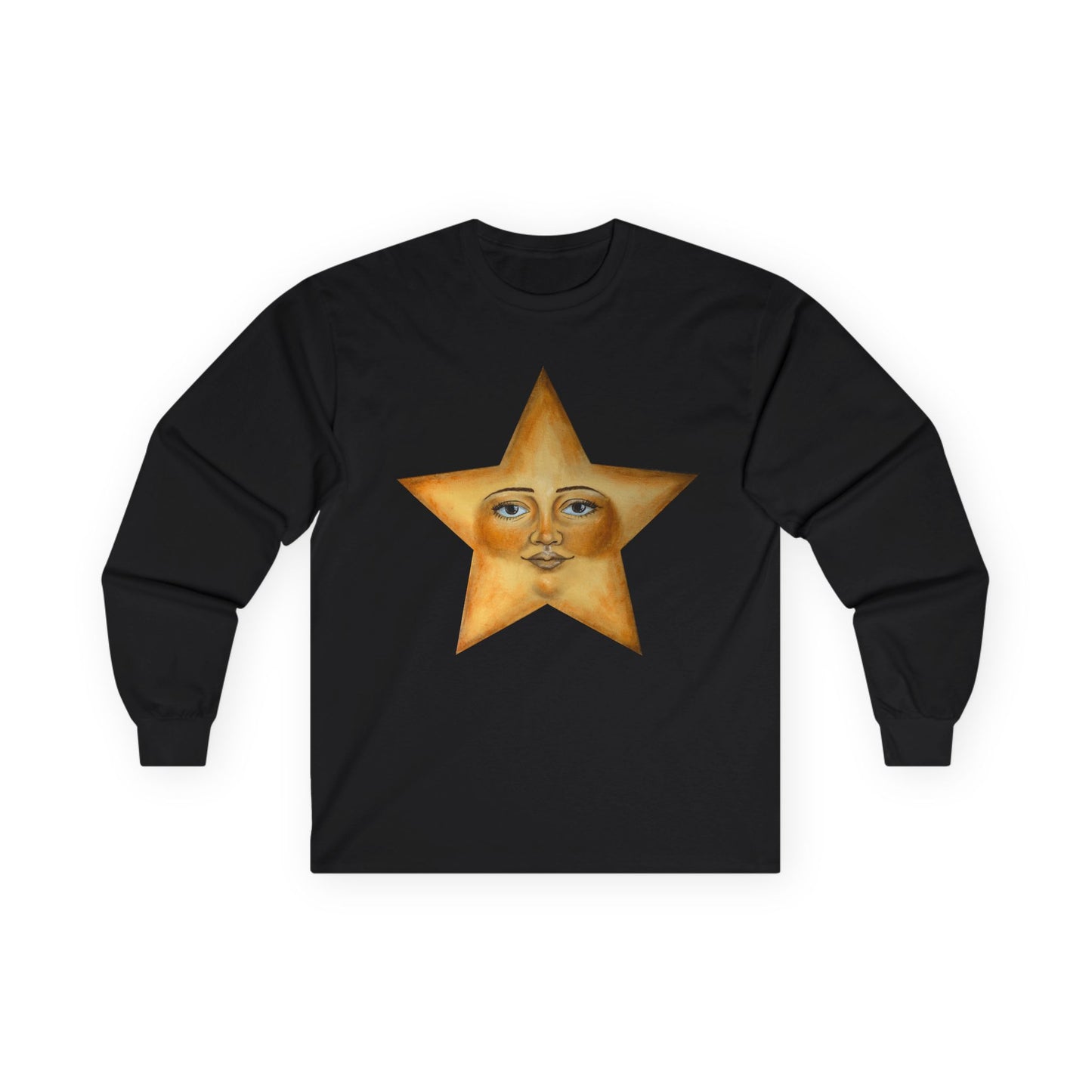 "The Star" Unisex 100% Cotton Long Sleeve Tees S-5XL