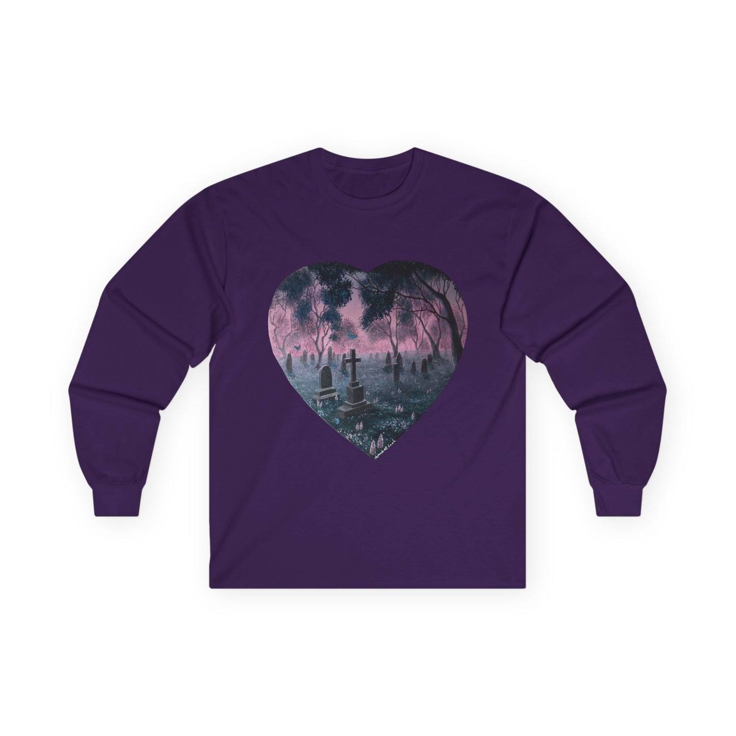"Rosewood Cemetery" Cotton Long Sleeve Tees S-5XL