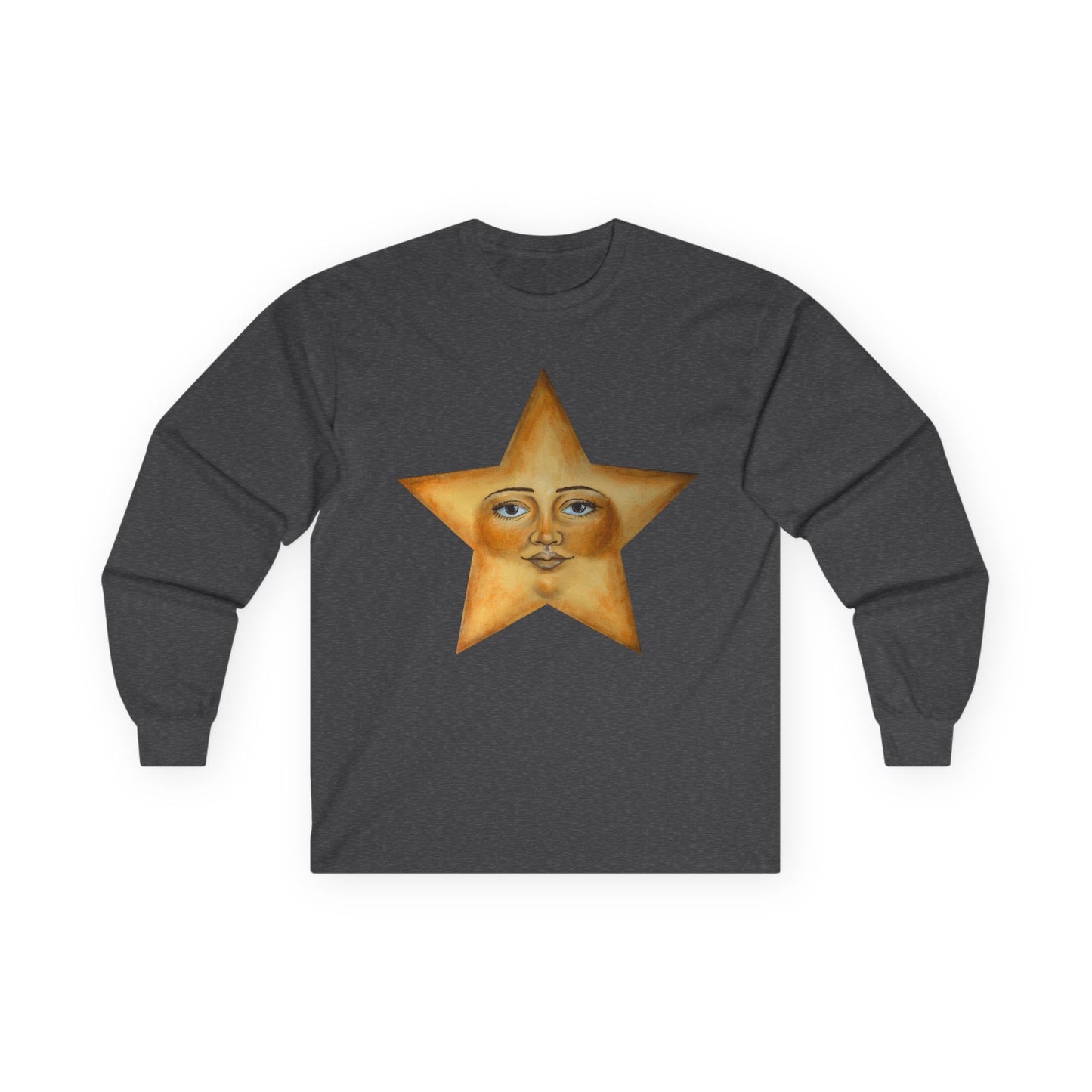 "The Star" Unisex 100% Cotton Long Sleeve Tees S-5XL