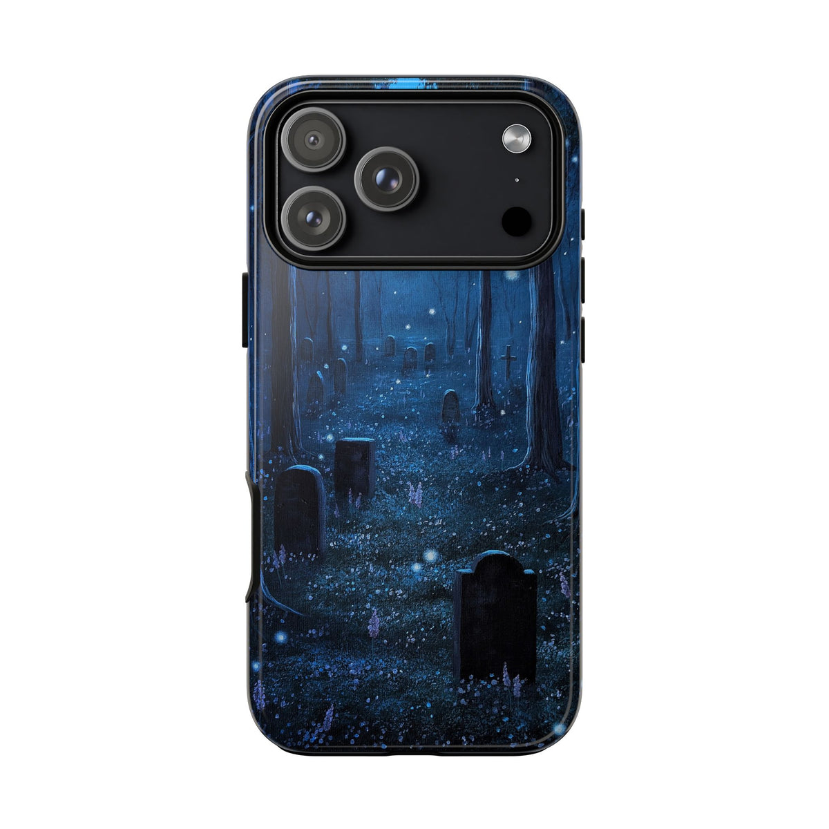 Twilight Cemetery Tough Phone Cases For IPhones 18 Pro through 8