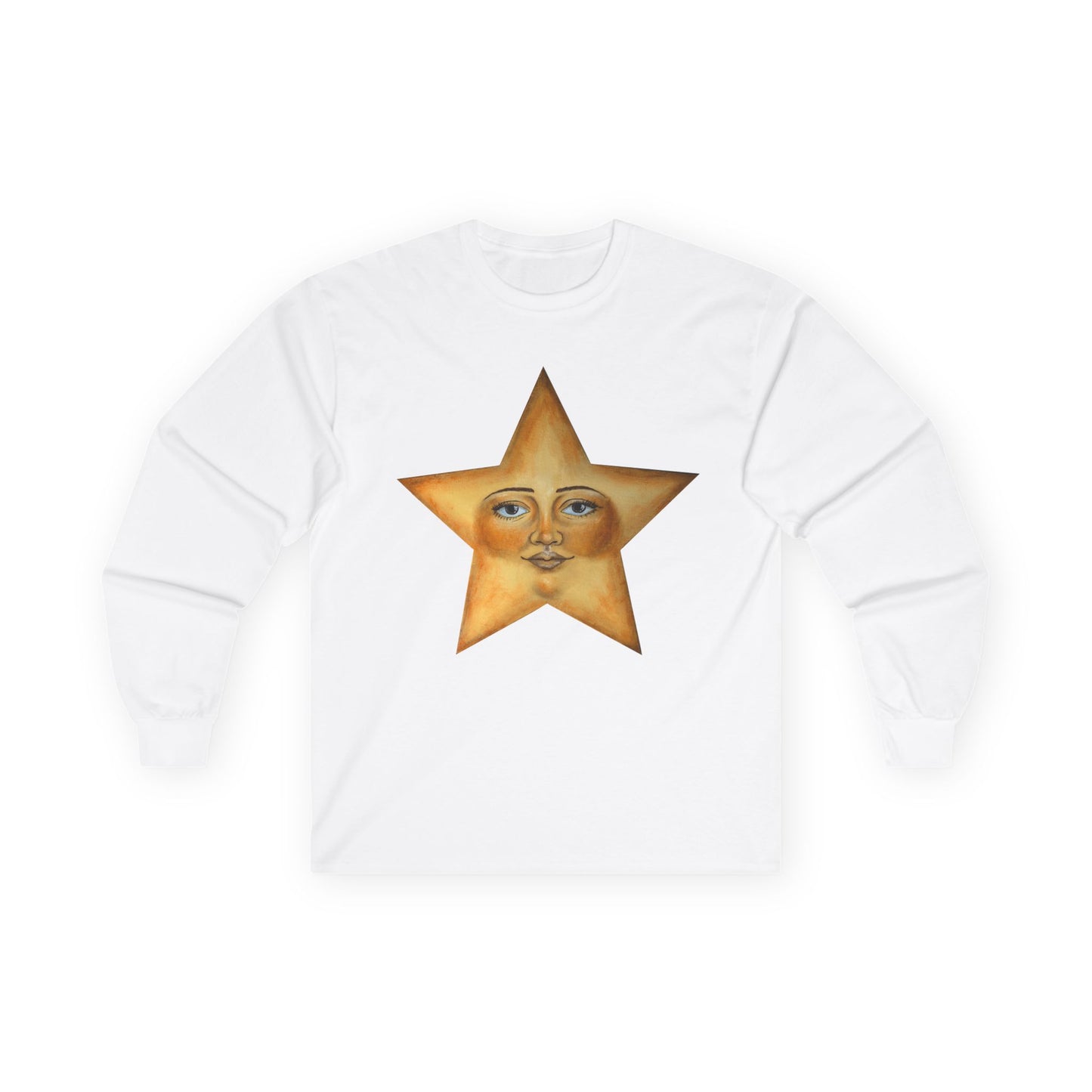 "The Star" Unisex 100% Cotton Long Sleeve Tees S-5XL