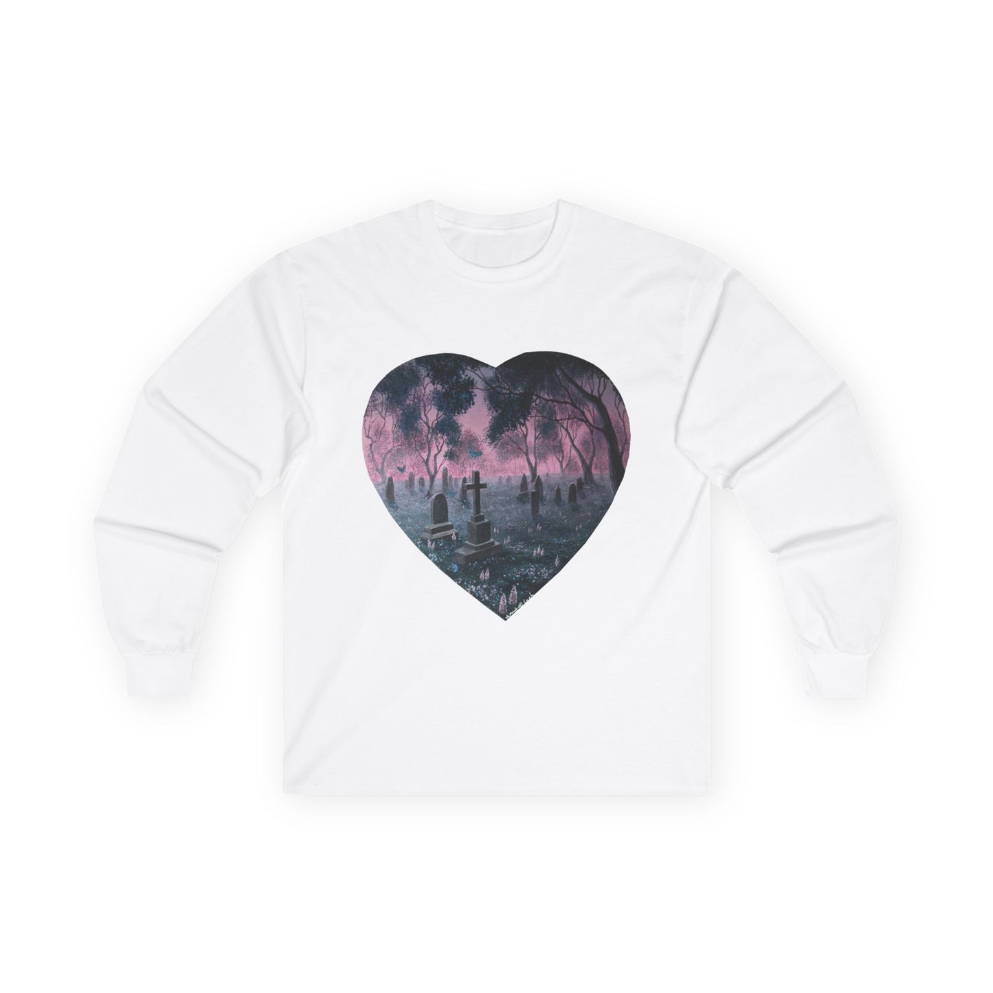"Rosewood Cemetery" Cotton Long Sleeve Tees S-5XL