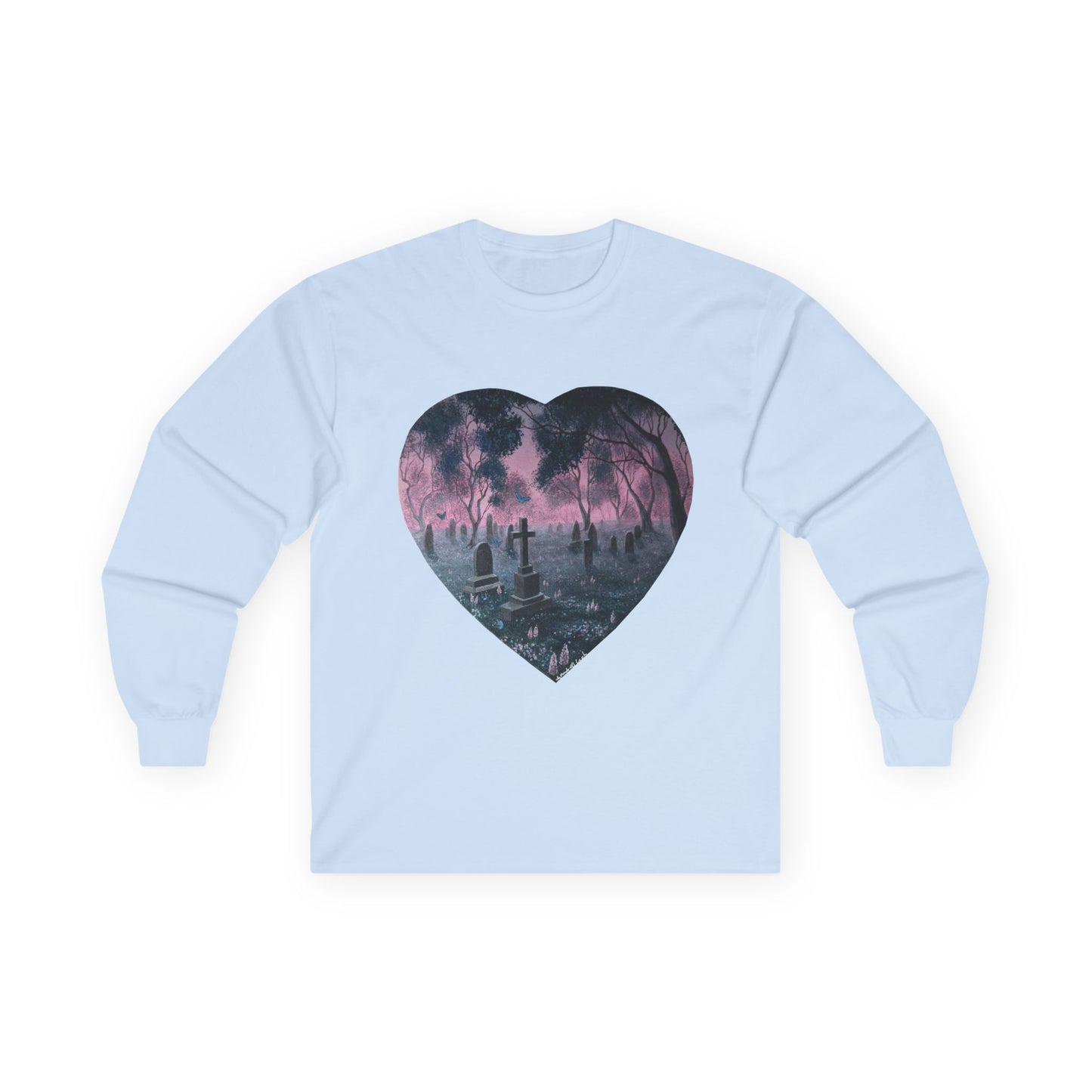 "Rosewood Cemetery" Cotton Long Sleeve Tees S-5XL