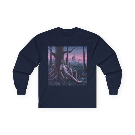 "The Fallen Knight" Unisex 100% Cotton Long Sleeve Tees S-5XL