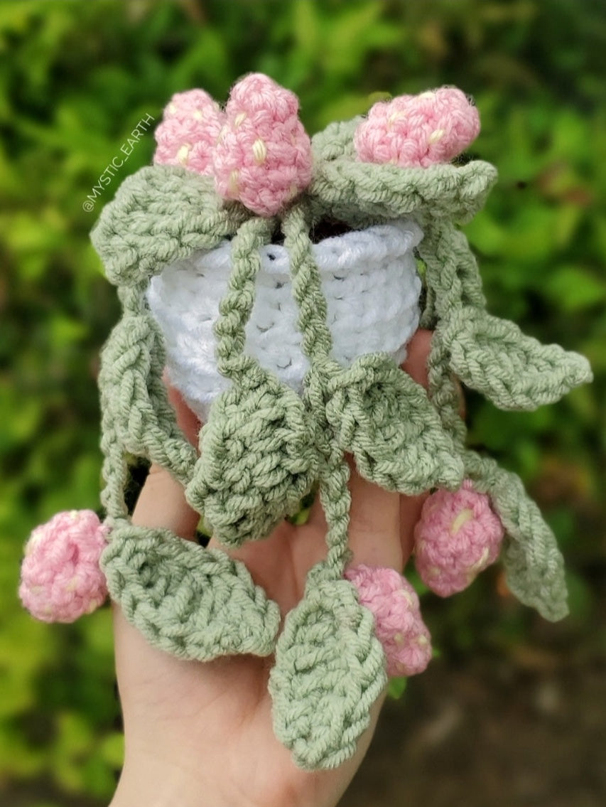 Crochet Potted Strawberry Plant