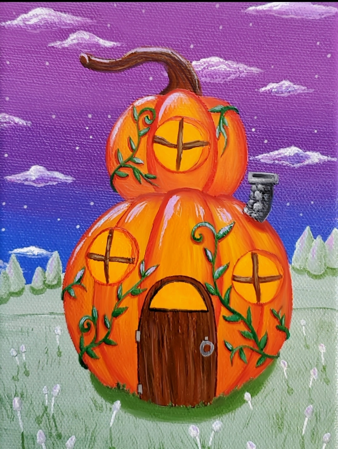 Pumpkin Cottage Prints