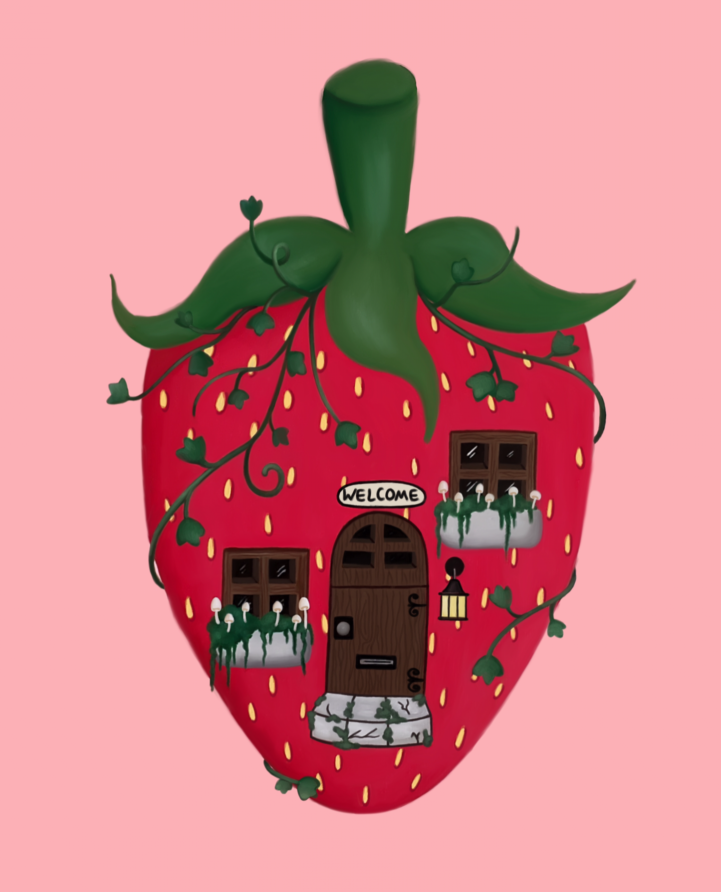 Strawberry House Prints