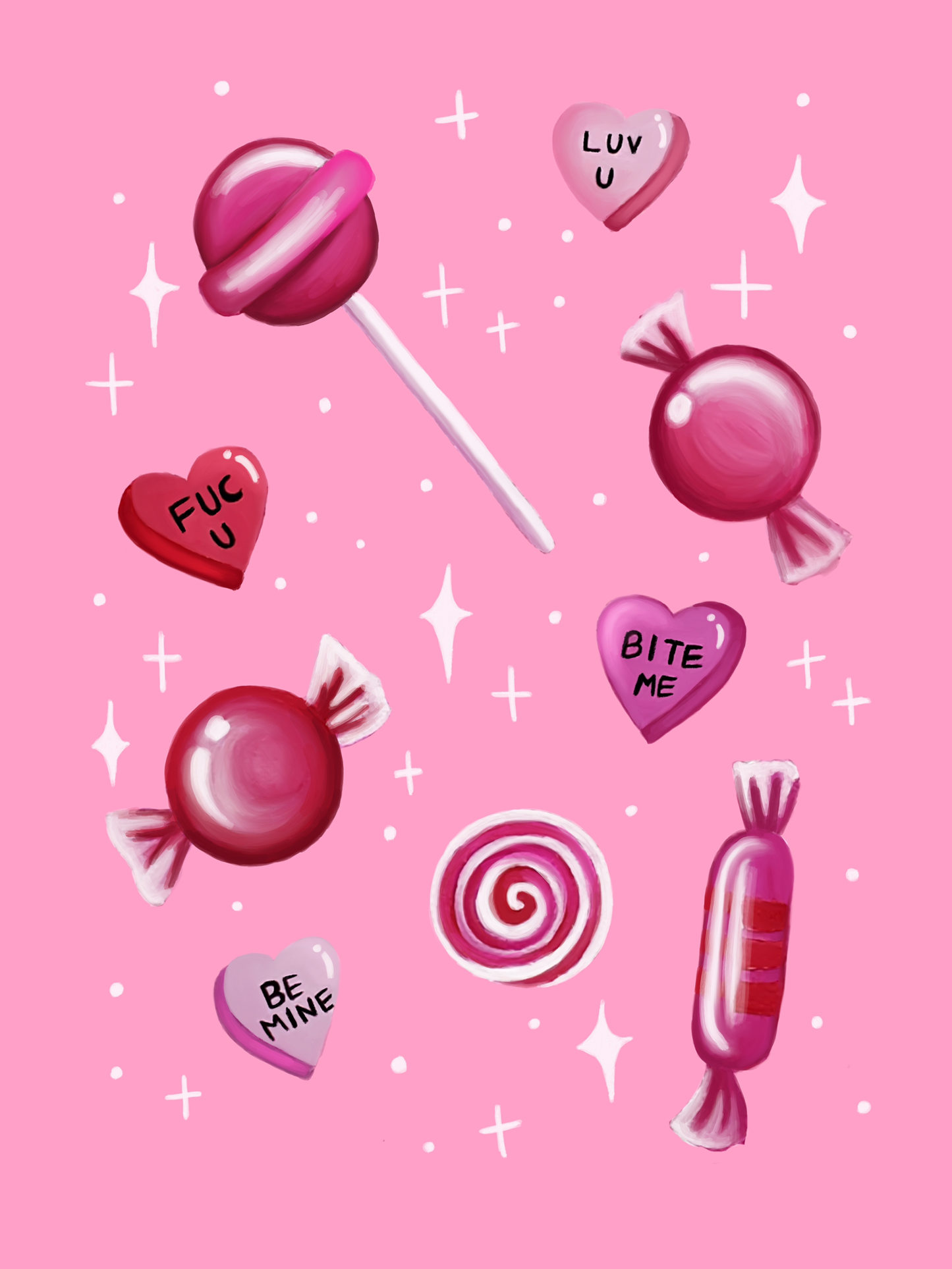 Valentines Candy Print