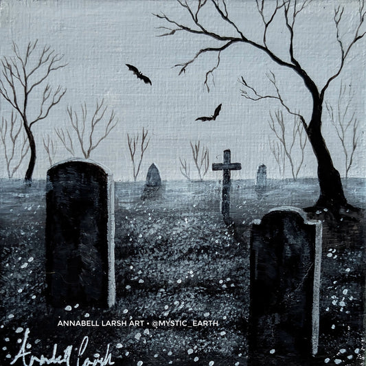 Somber Cemetery Prints
