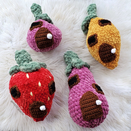 Fruit & Veggie Crochet House Plush (sold separately)