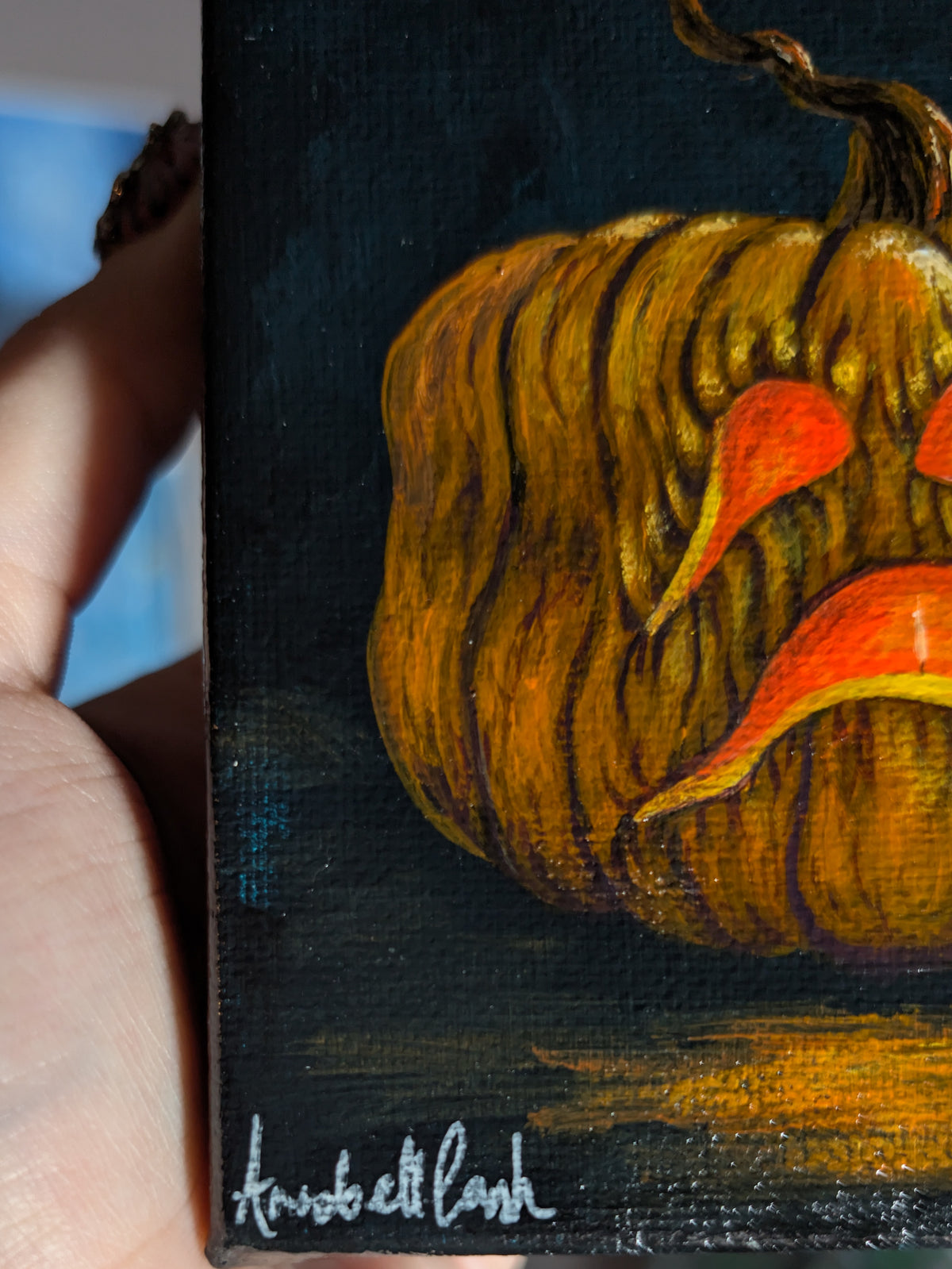 Rotting Glow 4" Painting 9/50
