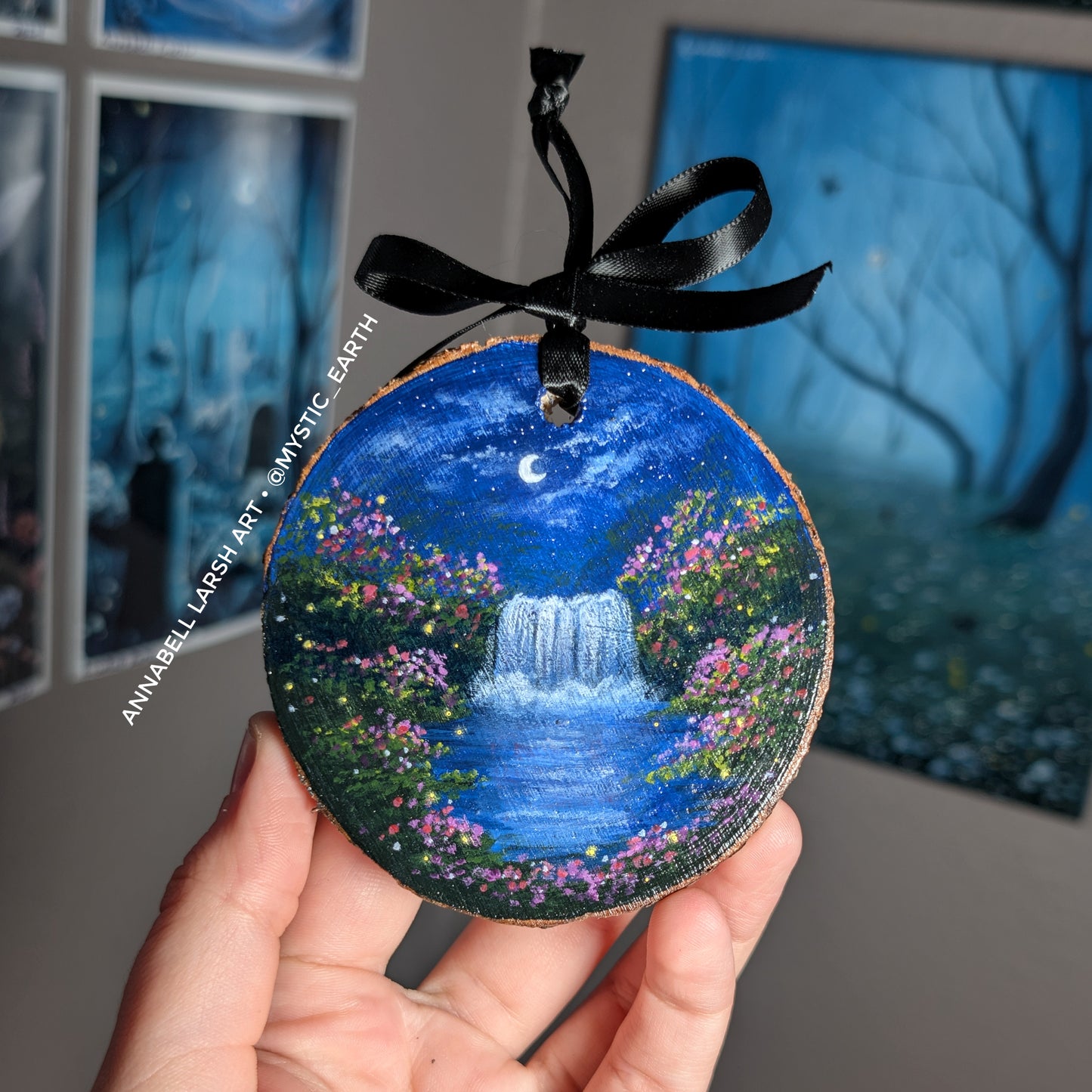 Hidden Waterfall Mini Portal Paintings (sold separately)