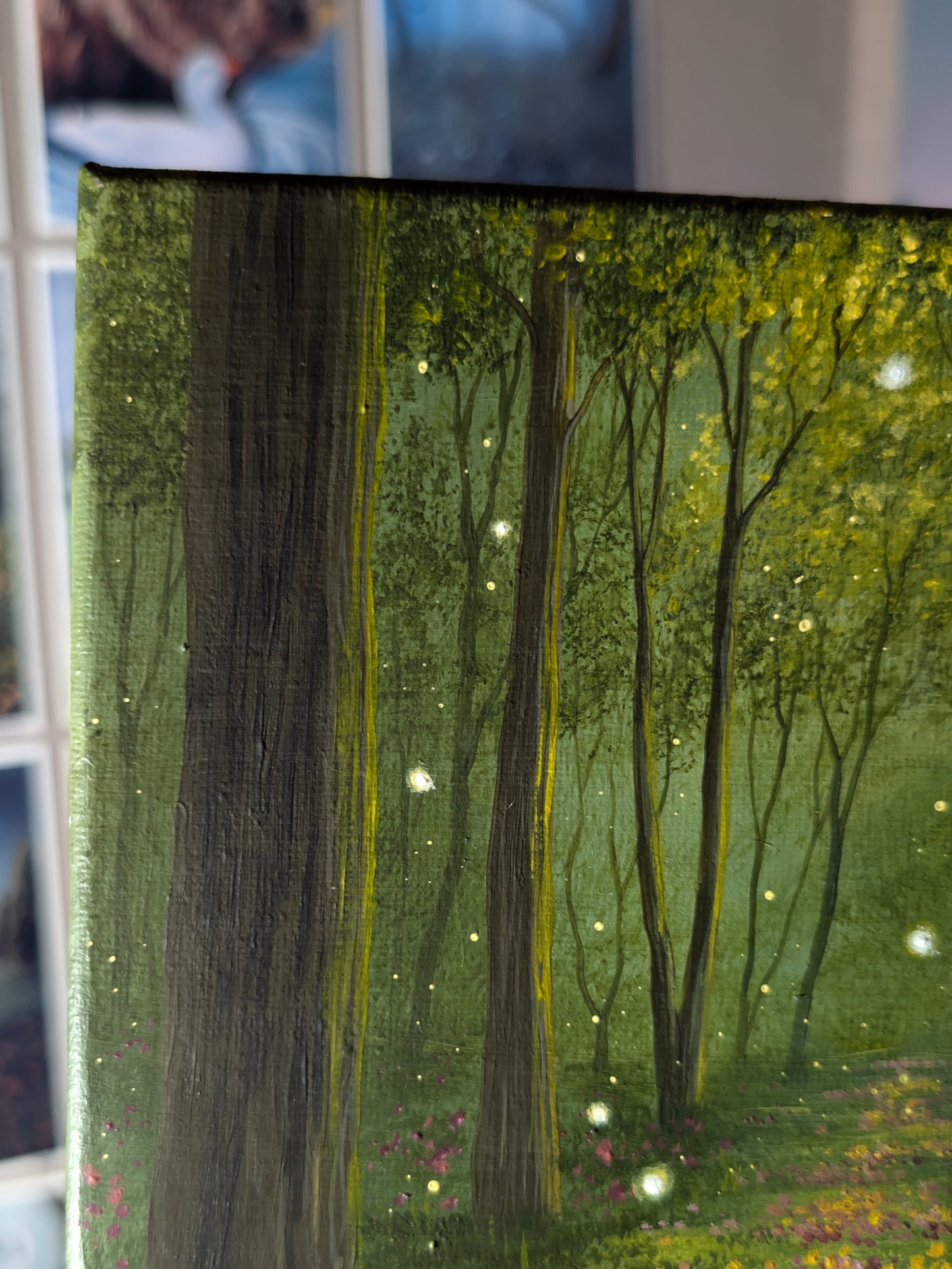 Lost in Time 8"x8" Painting