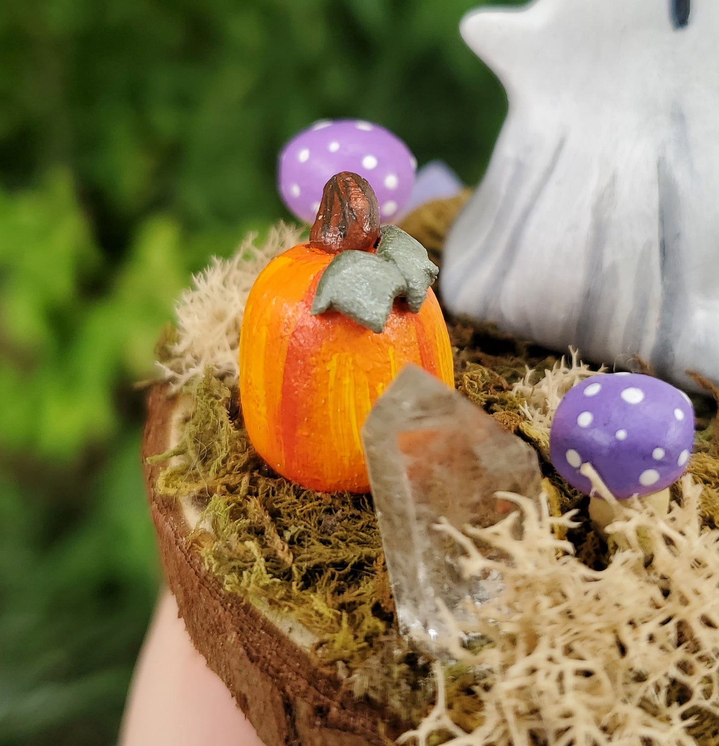 Ghostie Mushroom Garden Sculpture