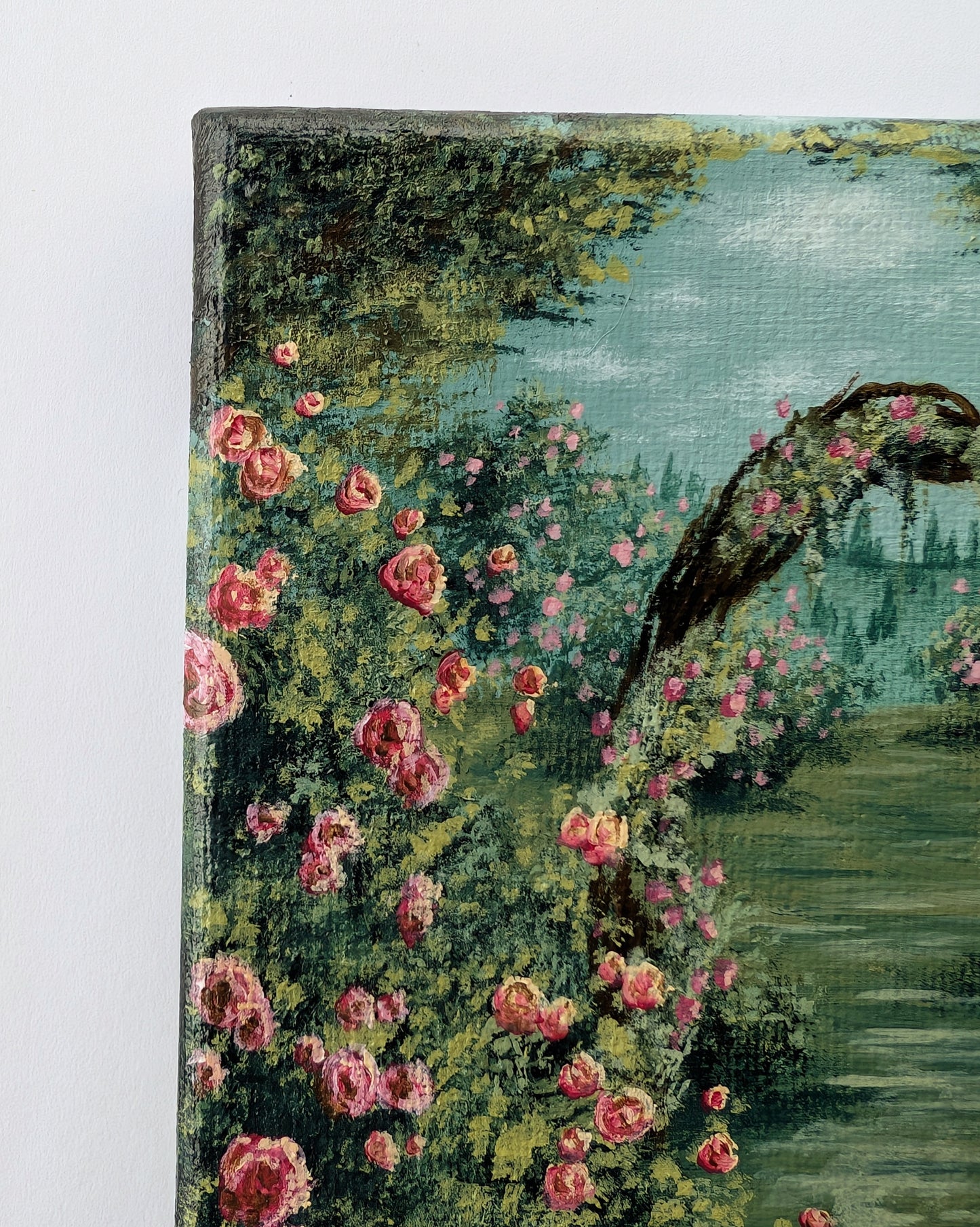 Into the Rose Garden Painting