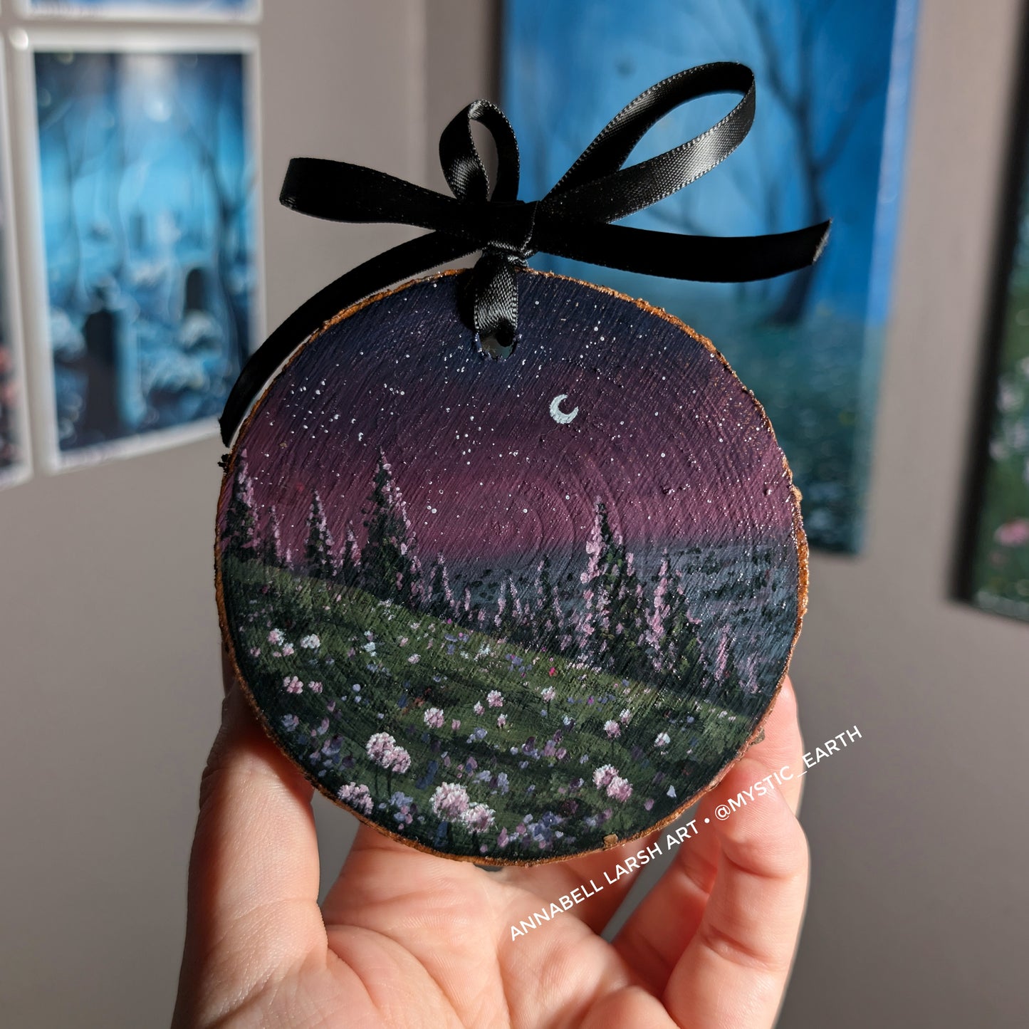 Stardust Meadow Mini Portal Painting