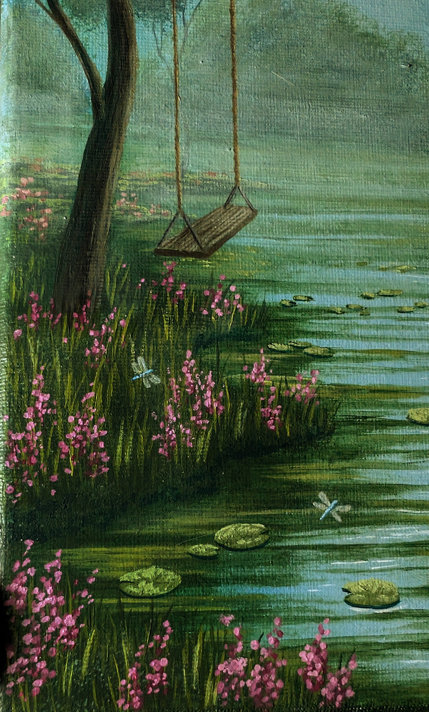 Summers by the Lake 8"x10" Painting