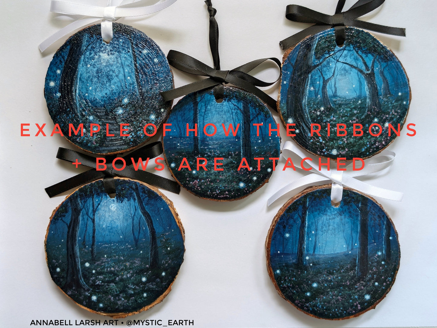 Mini Swamp Portal #1 (choose your ribbon color)