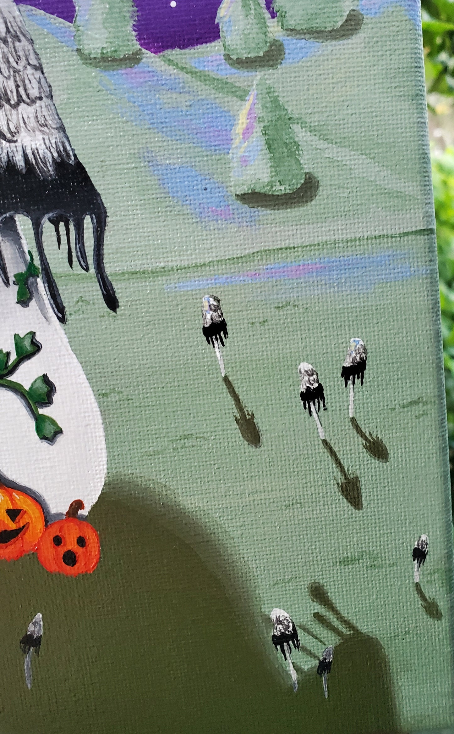 Haunted Ink Cap Manor Painting