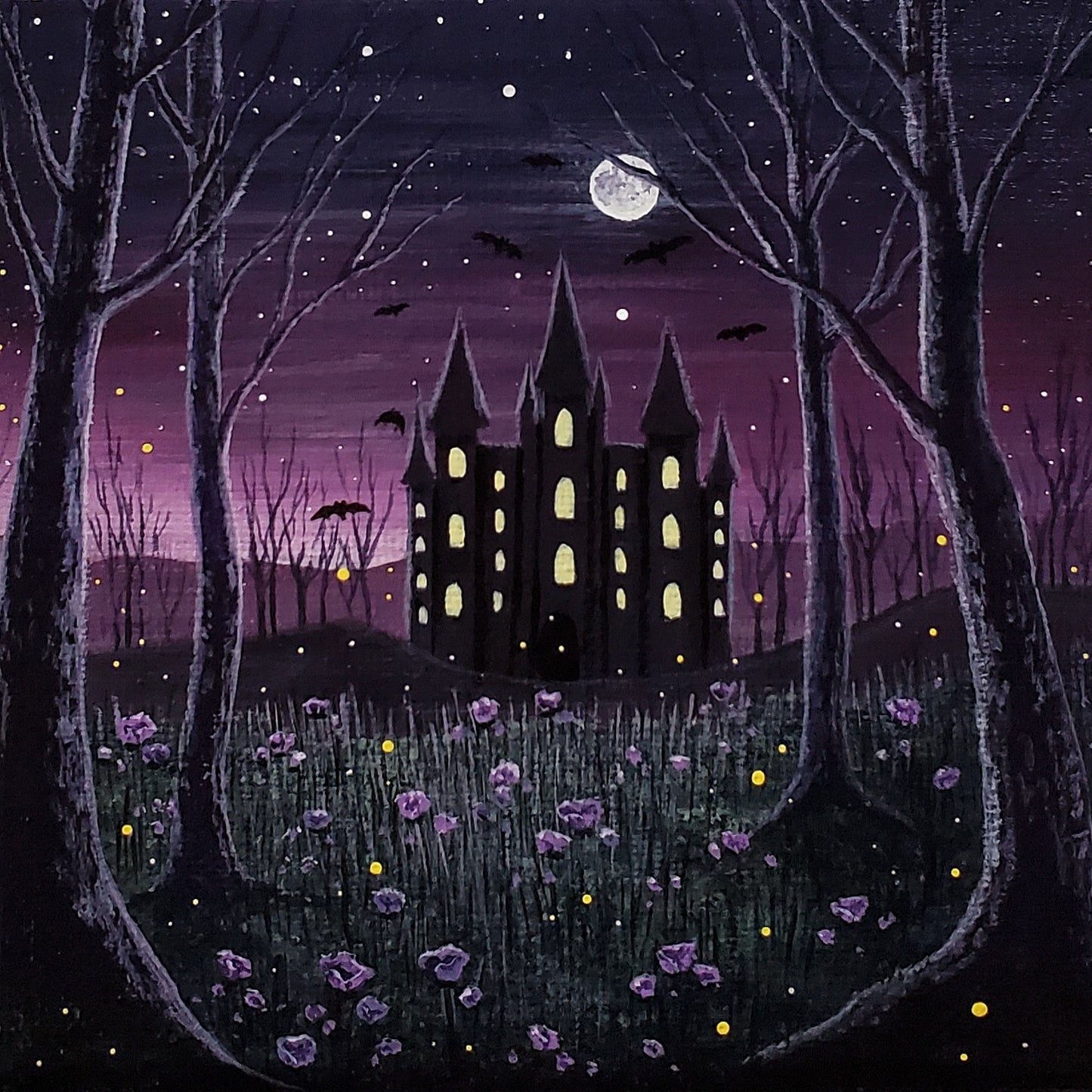 Haunted Castle Painting