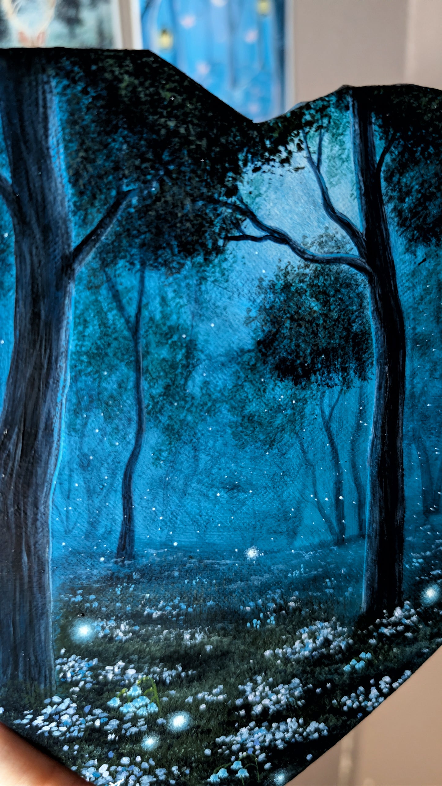 In the Forest of Spirits 8" Painting