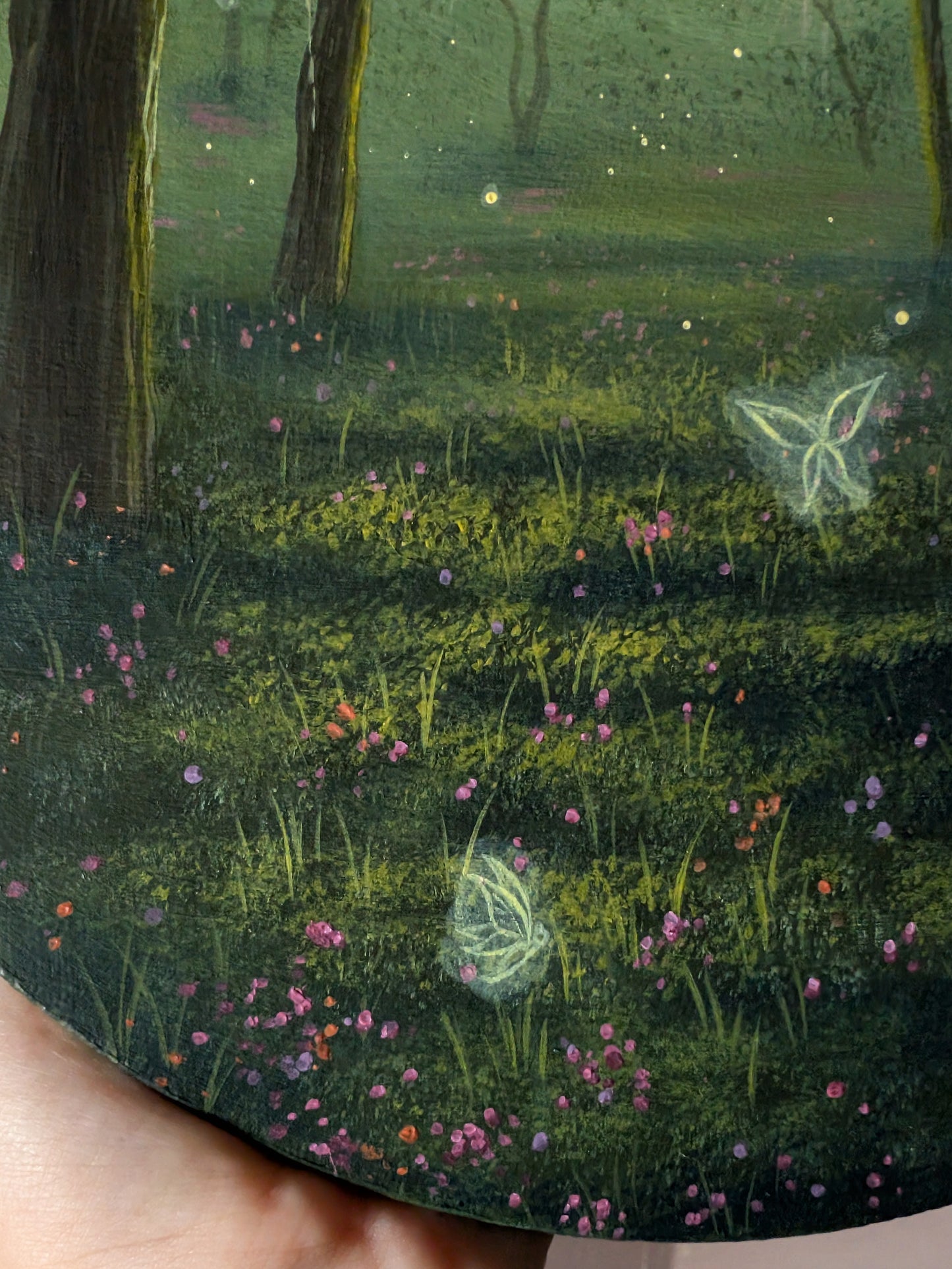 The Dancing Fairies 9" Painting