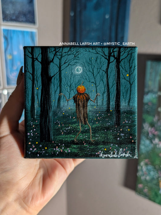 Scarecrow Come to Life 4" Painting 50/50