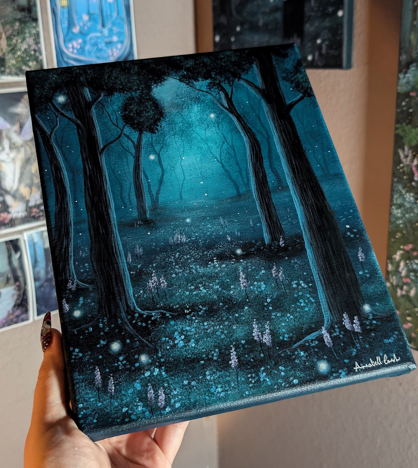 Spirits of the Forest 8"x10" Painting