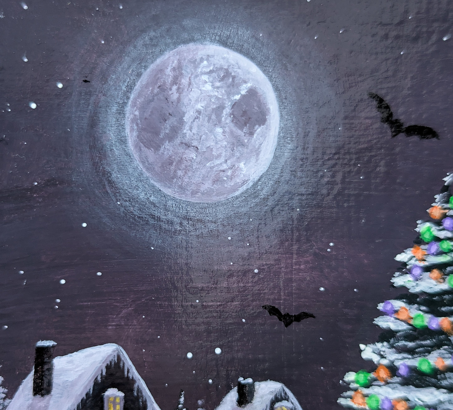 Creepmas Town 6" Painting