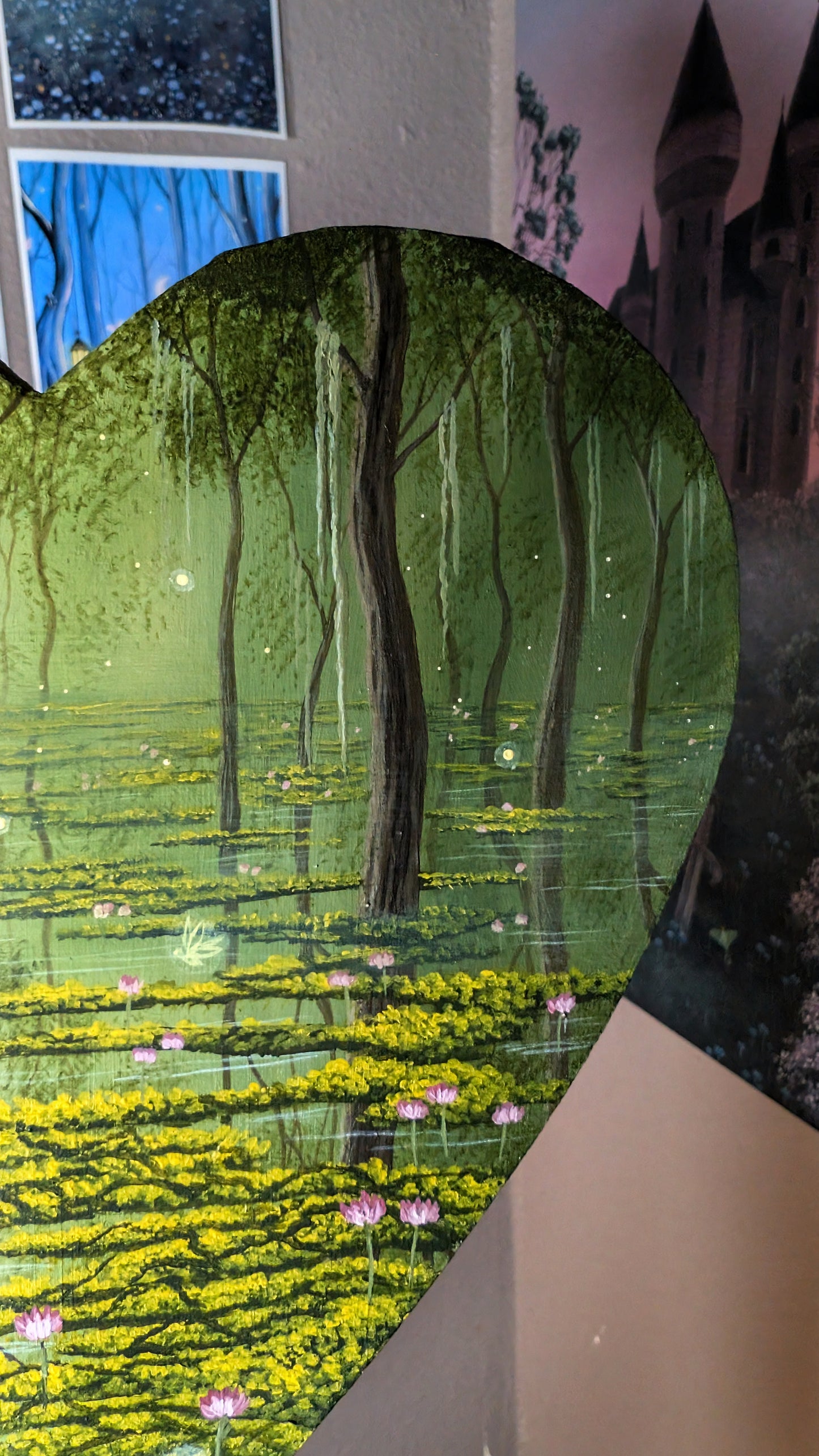 In the Heart of the Swamp 8" Painting