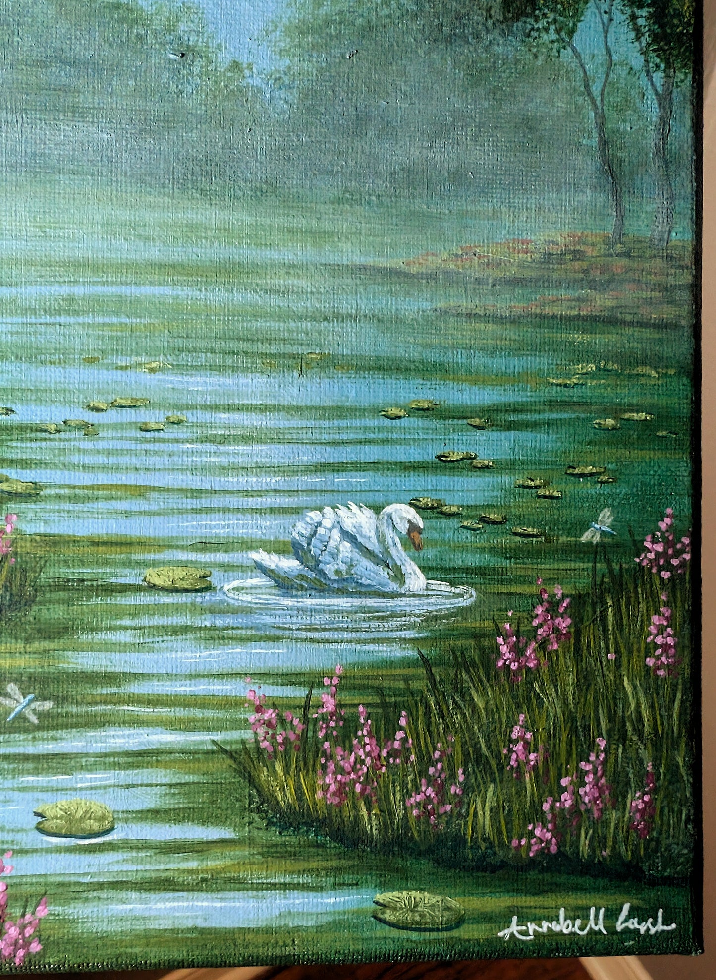 Summers by the Lake 8"x10" Painting
