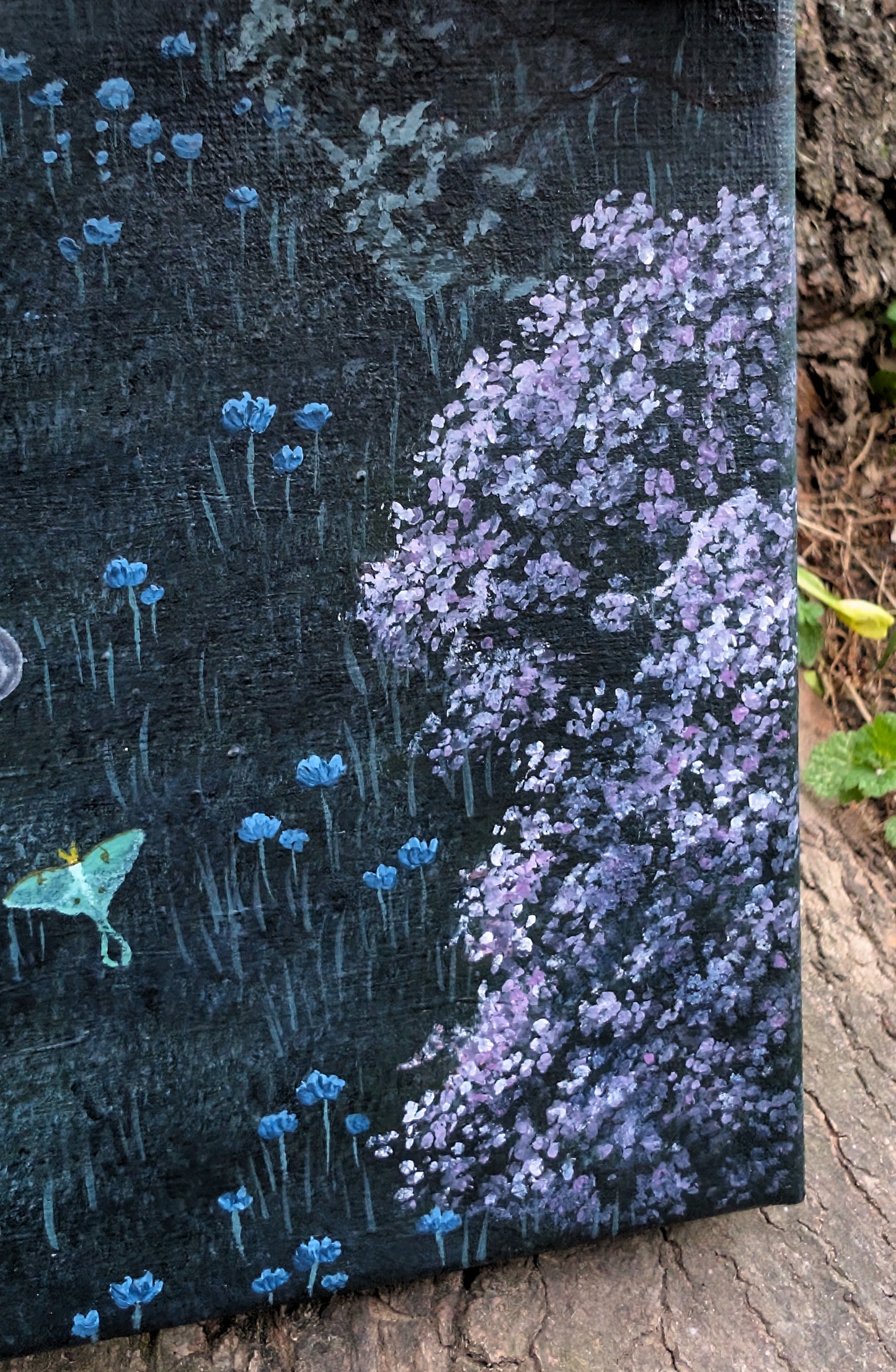 Amethyst Castle 10x20 Painting