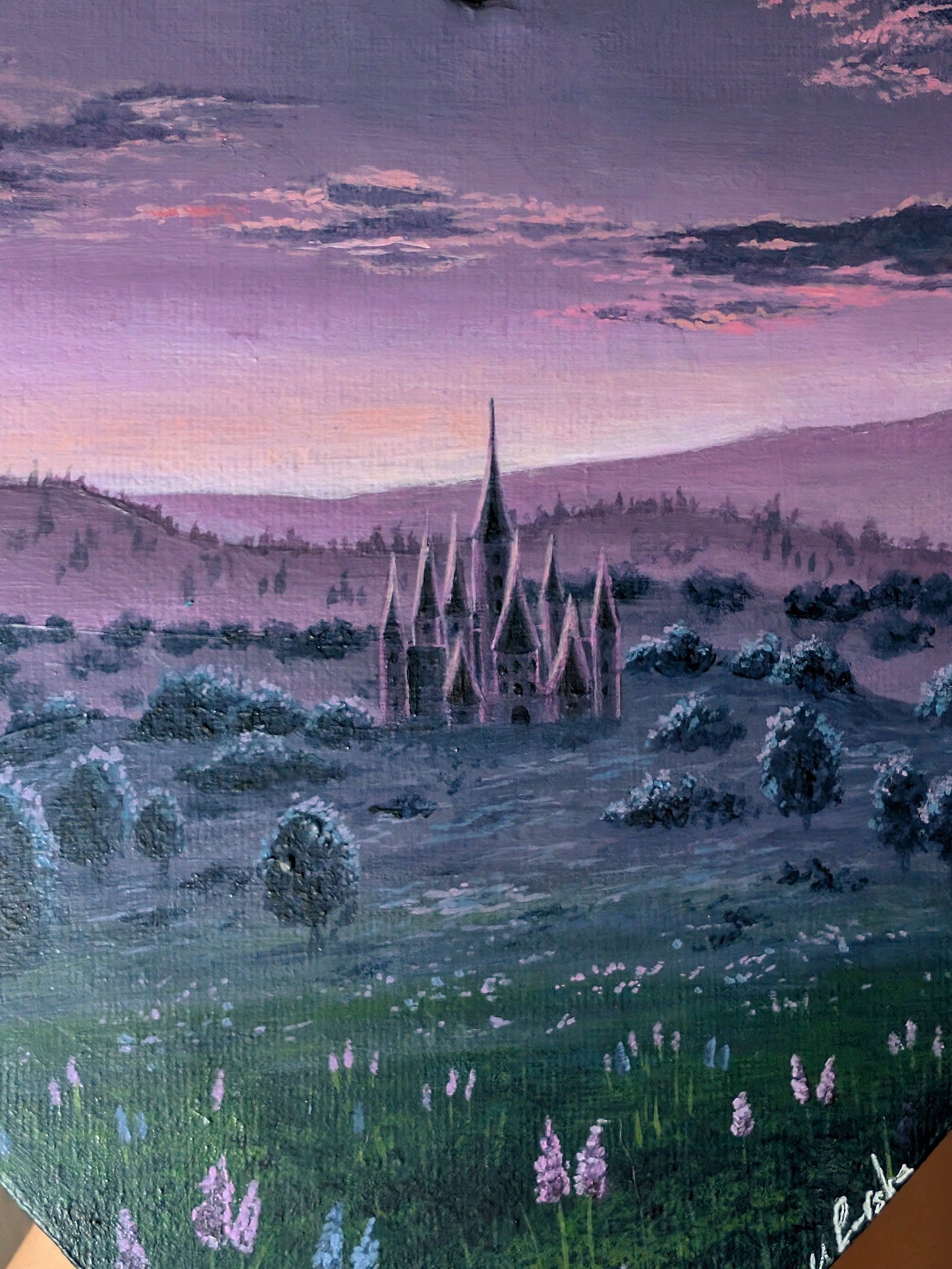 When the Sun Sets 8" Painting