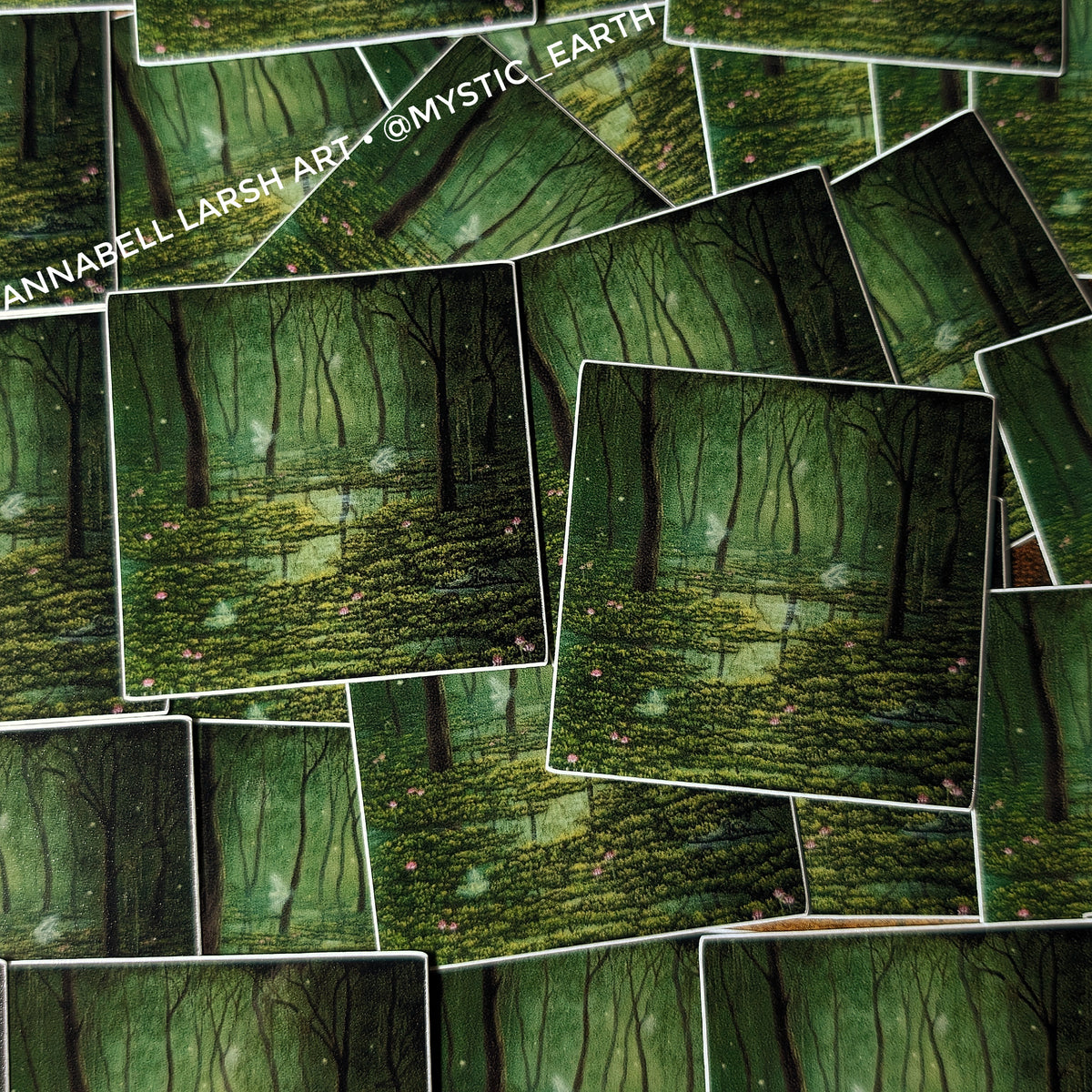 Pack of 25: 2" Fairies in the Swamp Stickers