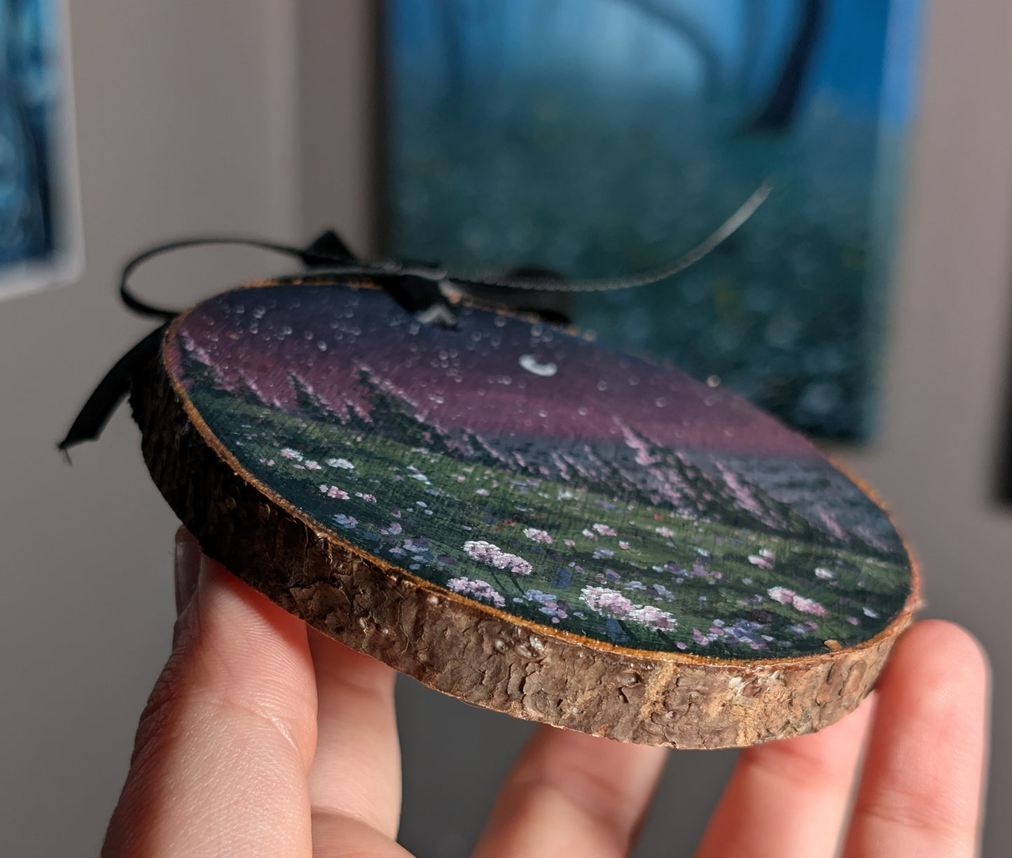 Stardust Meadow Mini Portal Painting