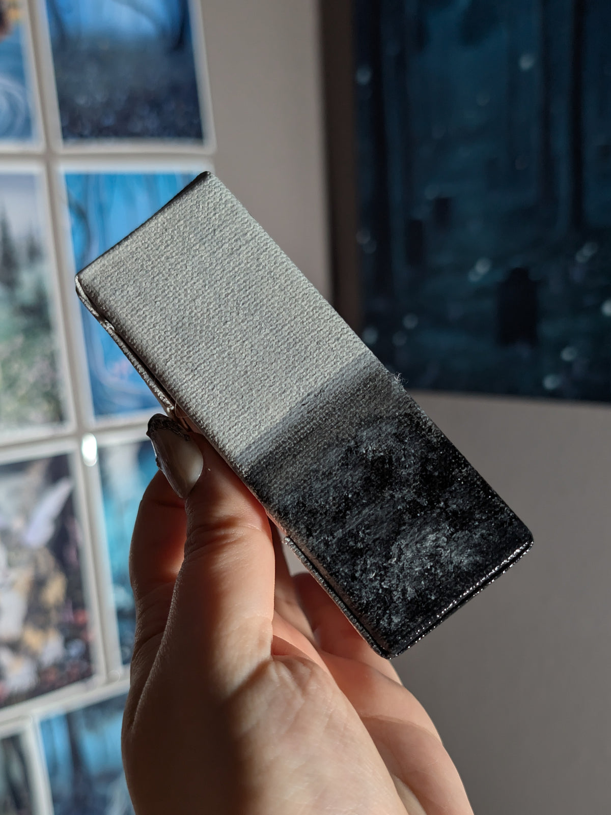 Monochrome Mourning 4" Painting 45/50