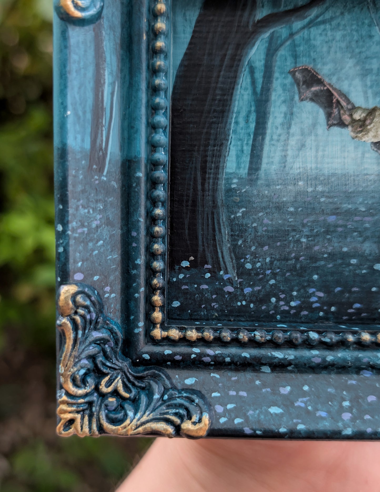 Blue Nights 4.5" Painting