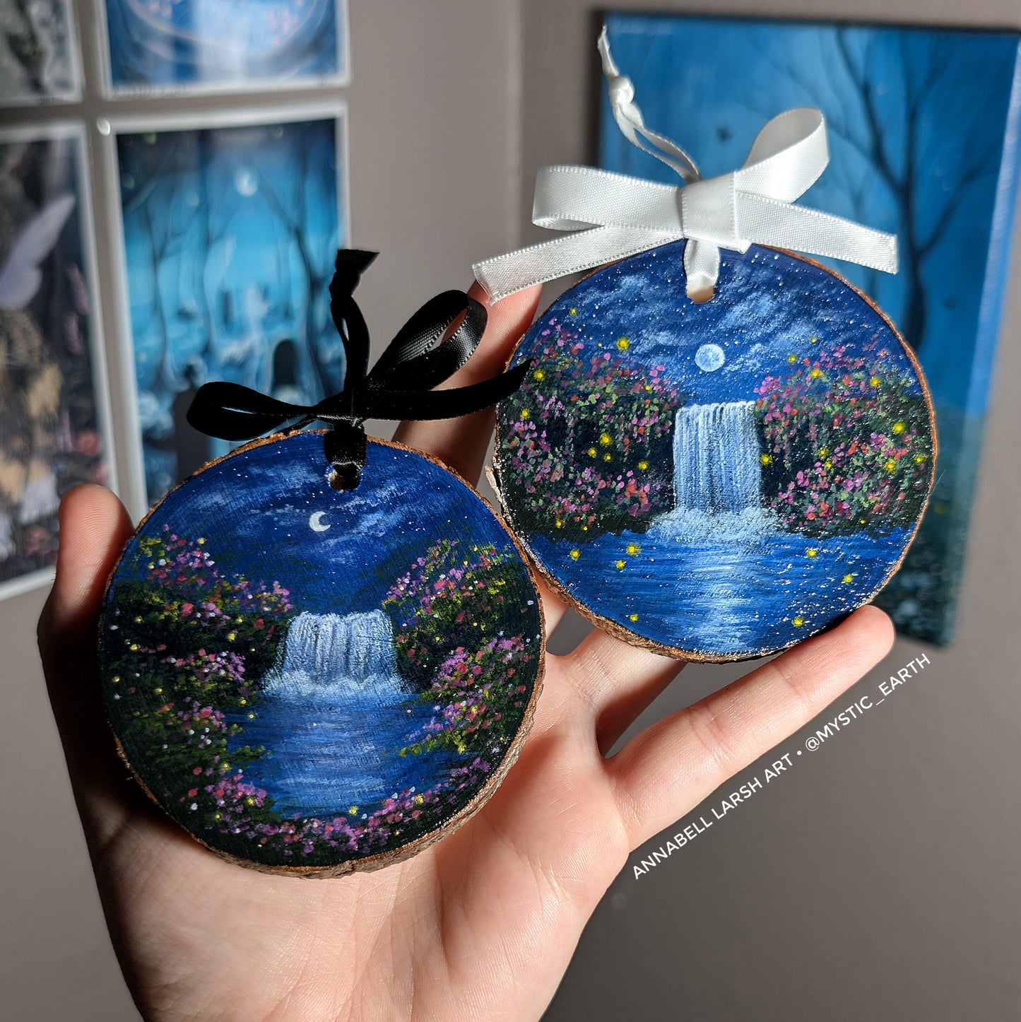 Hidden Waterfall Mini Portal Paintings (sold separately)