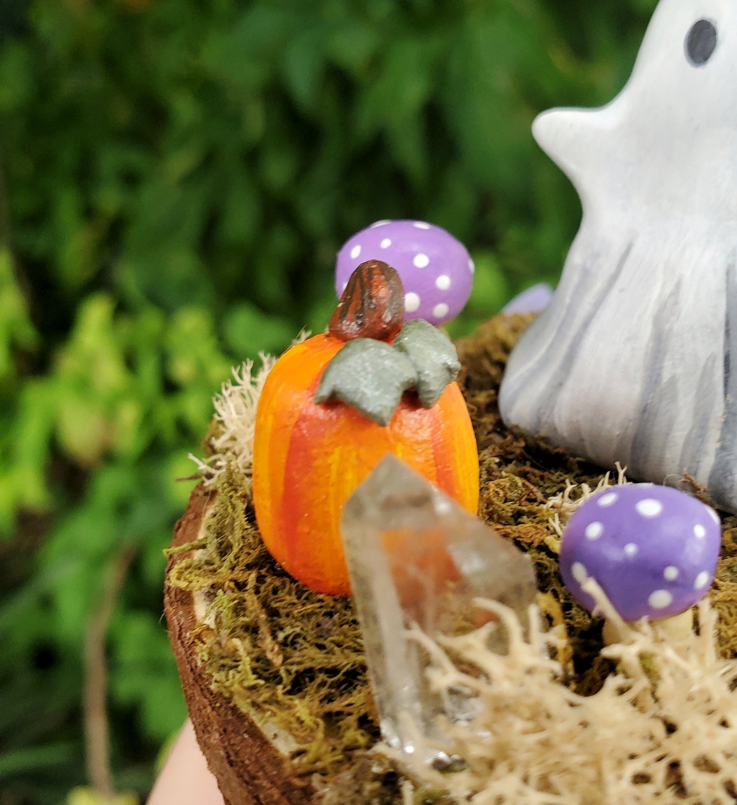 Ghostie Mushroom Garden Sculpture