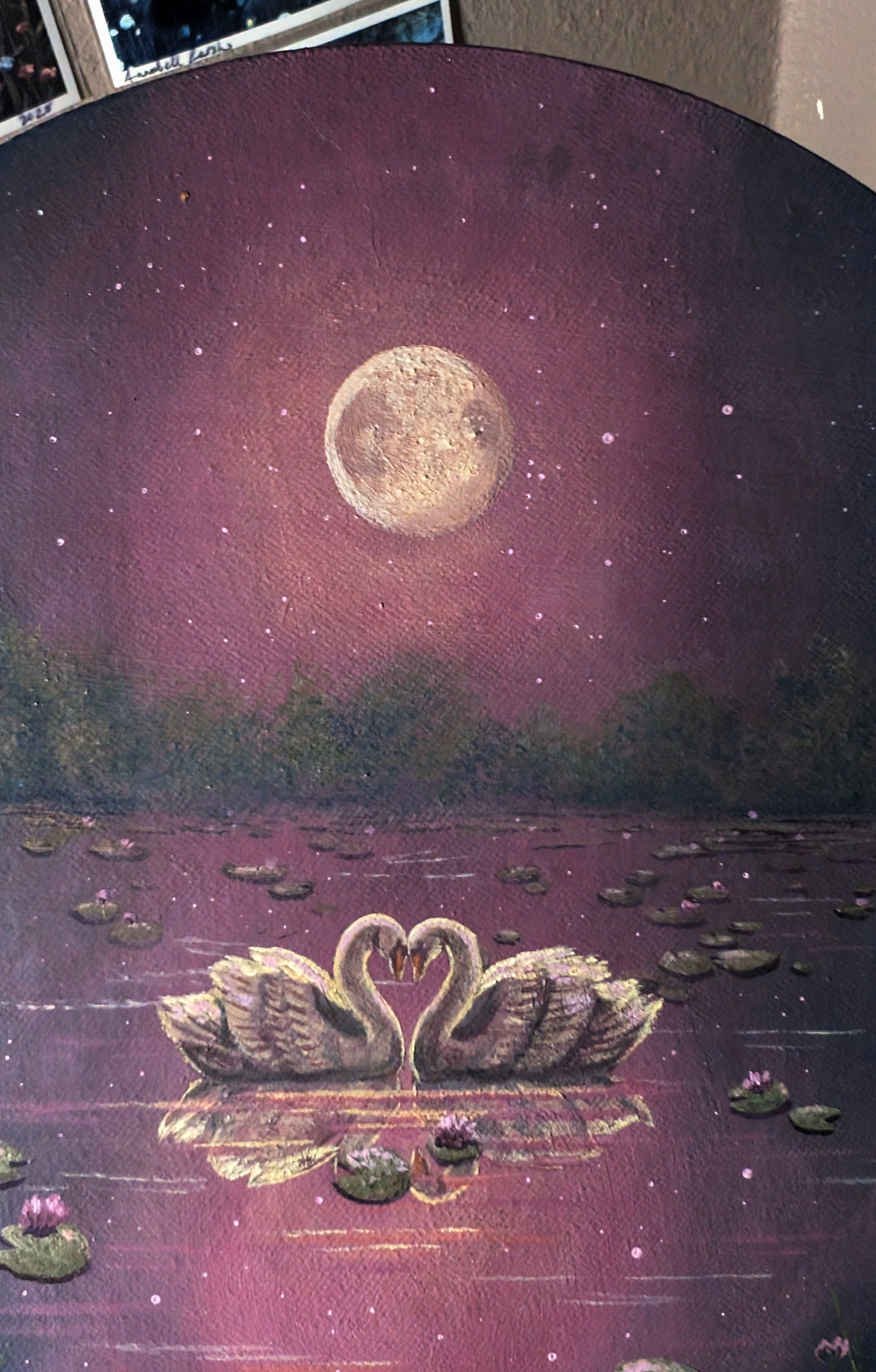 The Swans 9" Painting