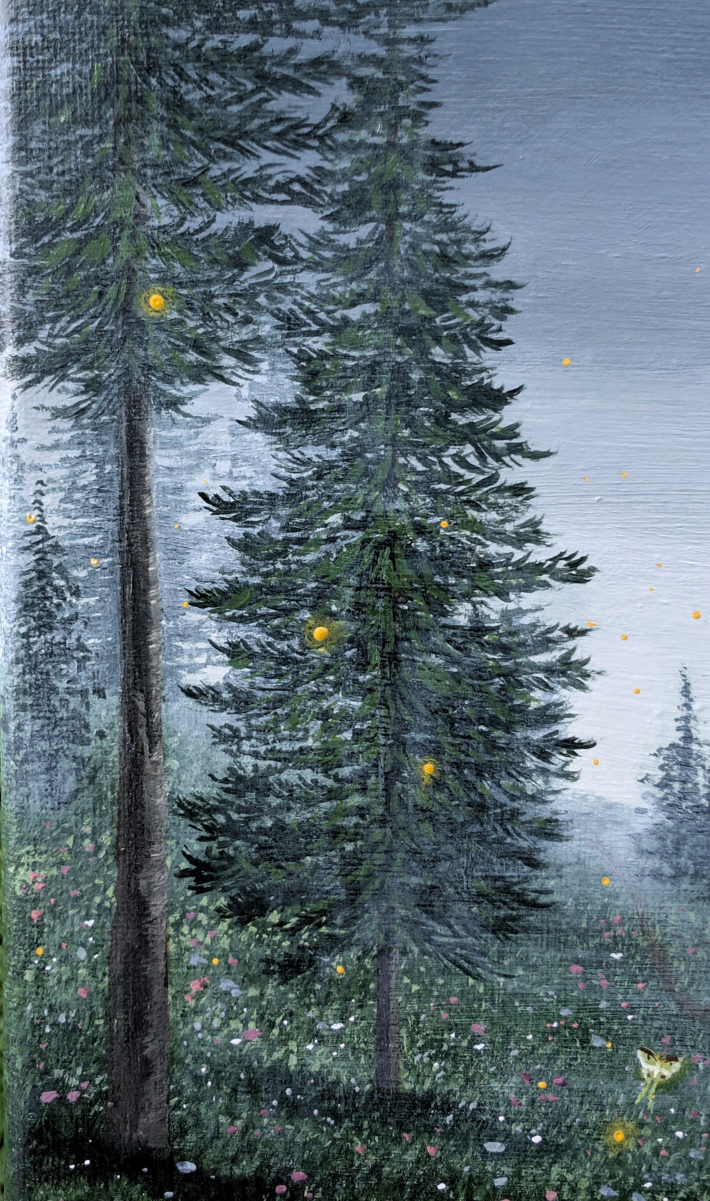 Luna Mountain 8"x10" Painting
