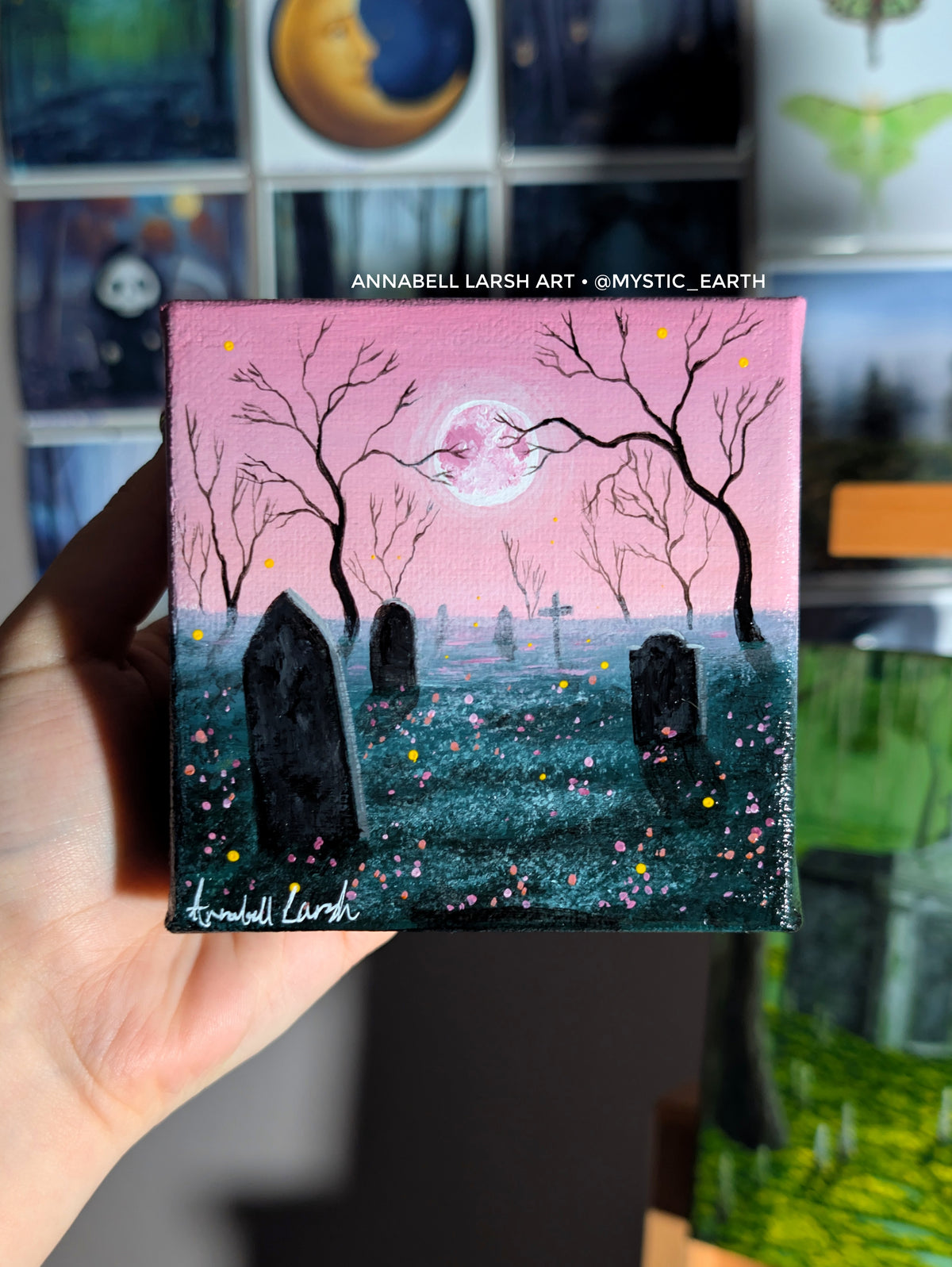 Primrose Cemetery 4" Painting 61/50